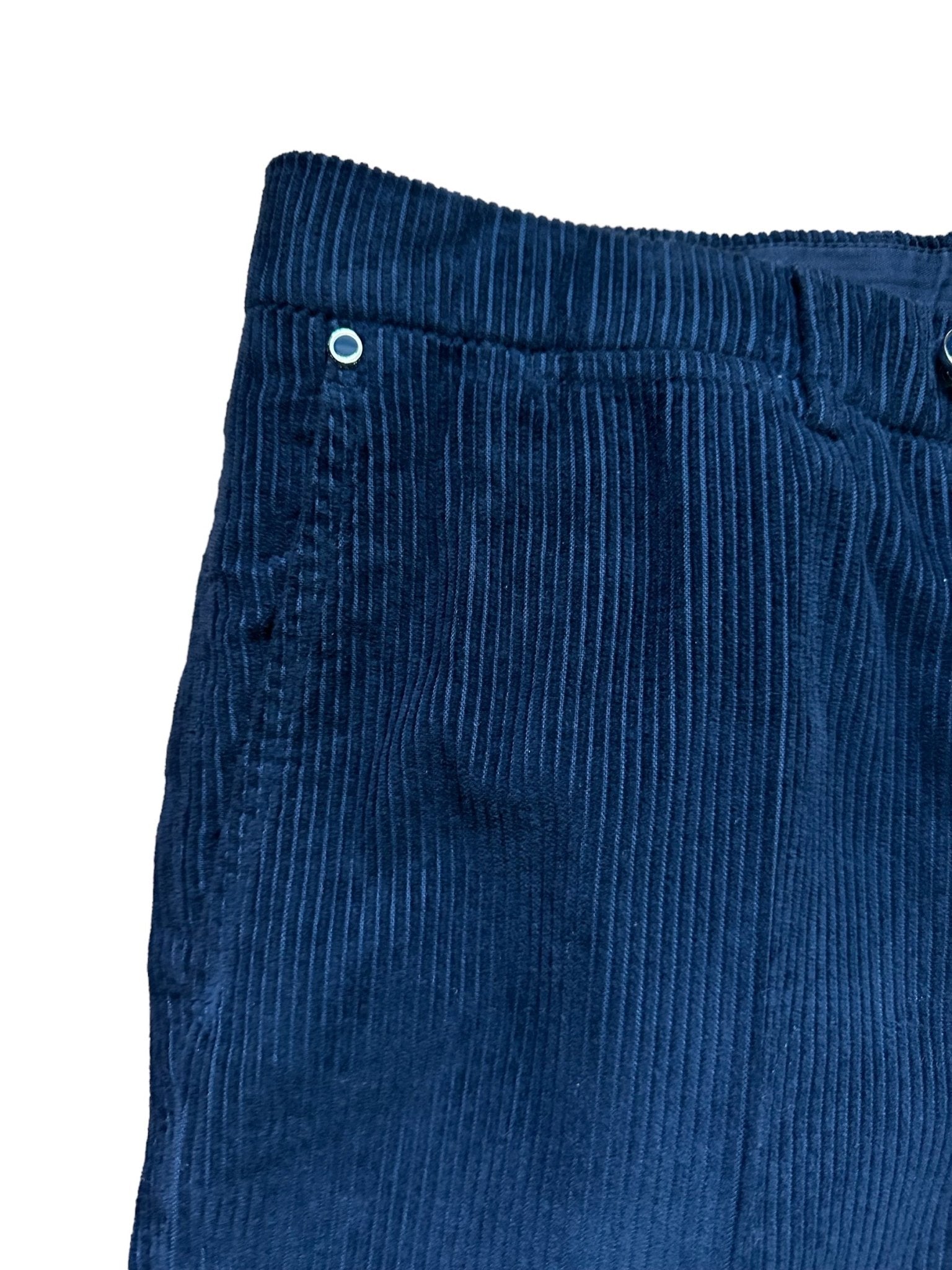 Kiton Hose Cord blau - 24/7 Clothing