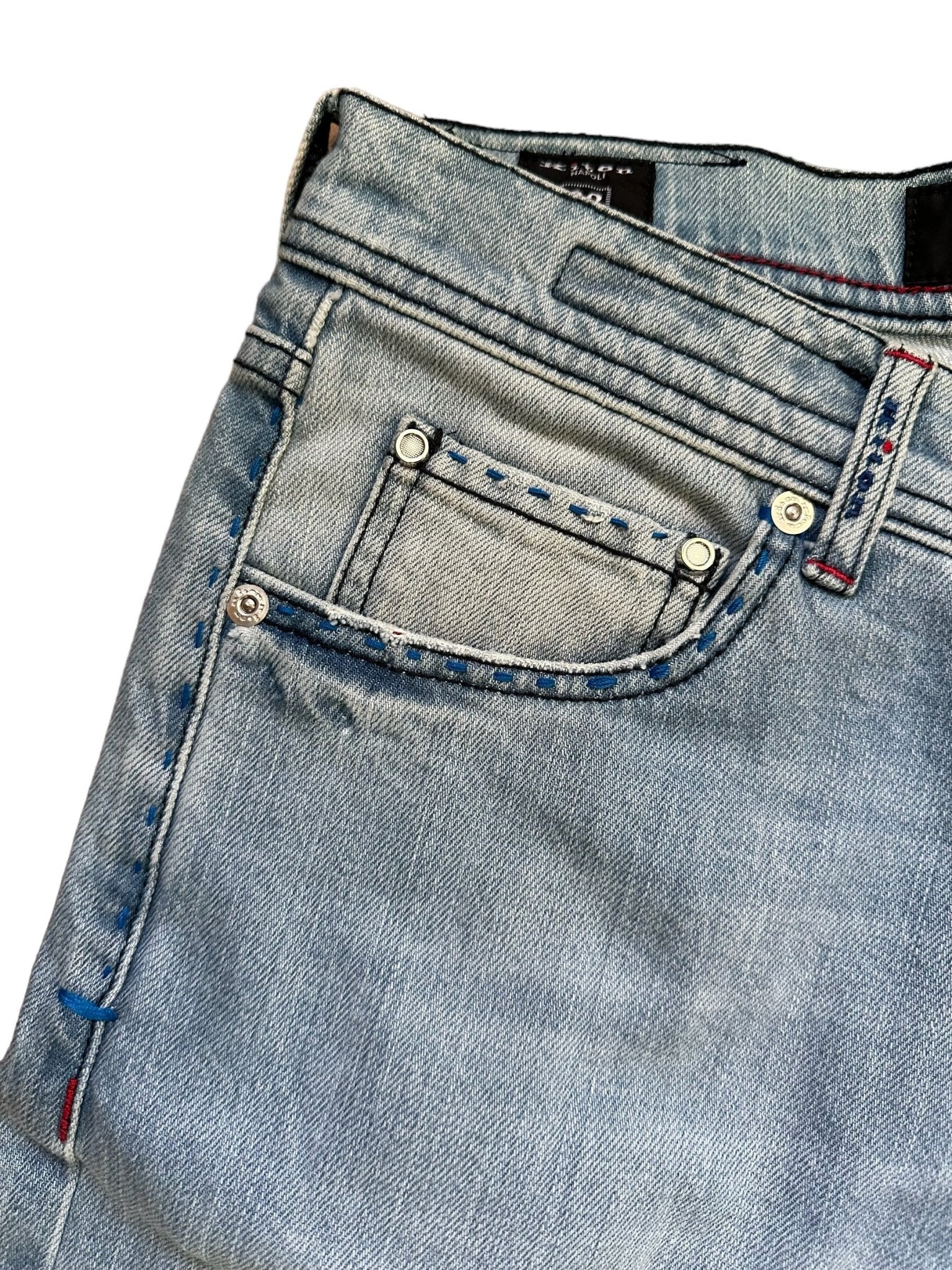 Kiton Jeans Slim washed - 24/7 Clothing
