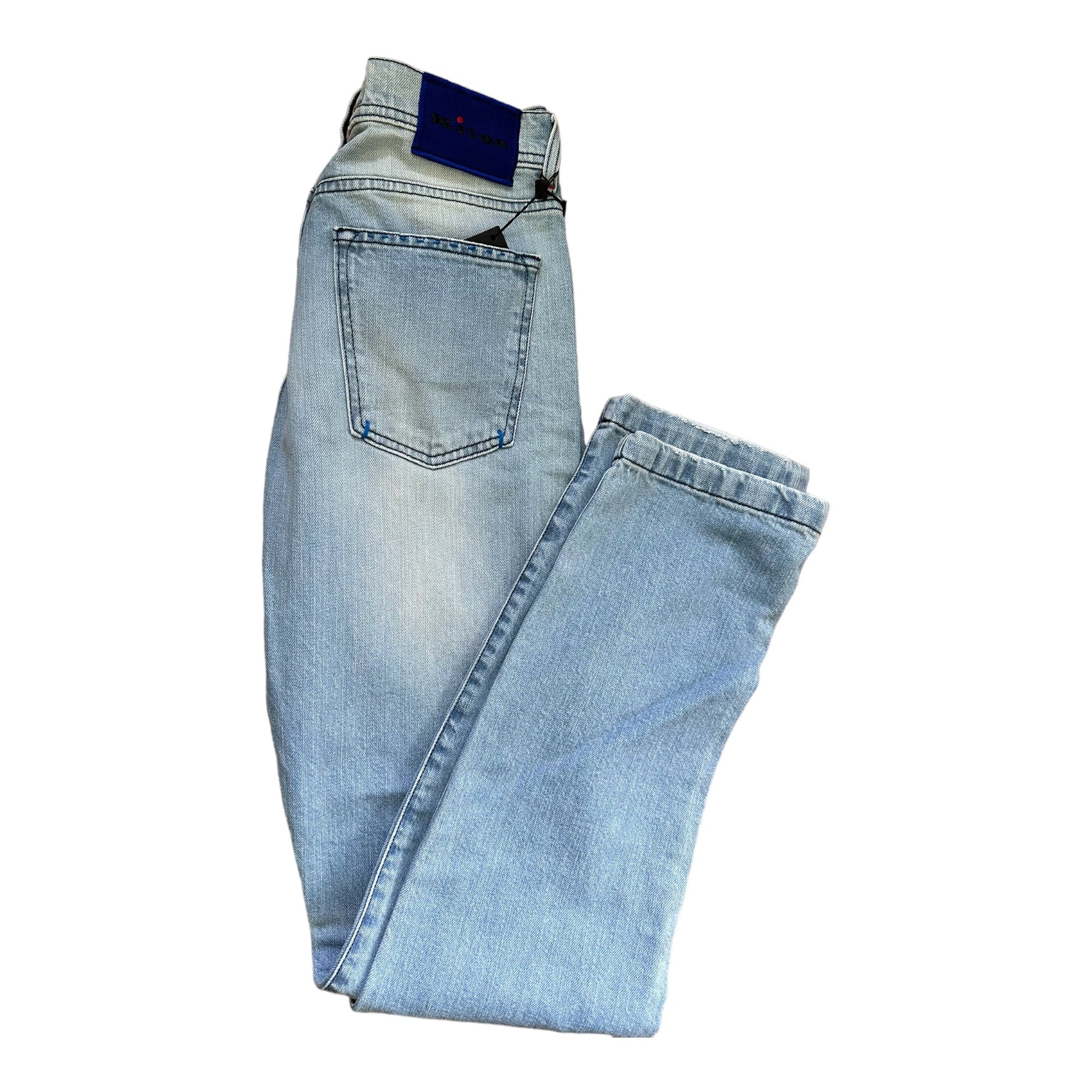 Kiton Jeans Slim washed - 24/7 Clothing