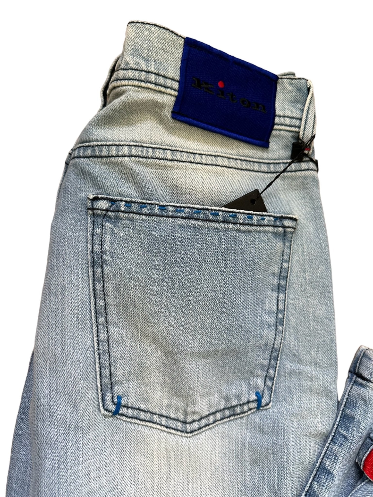 Kiton Jeans Slim washed - 24/7 Clothing