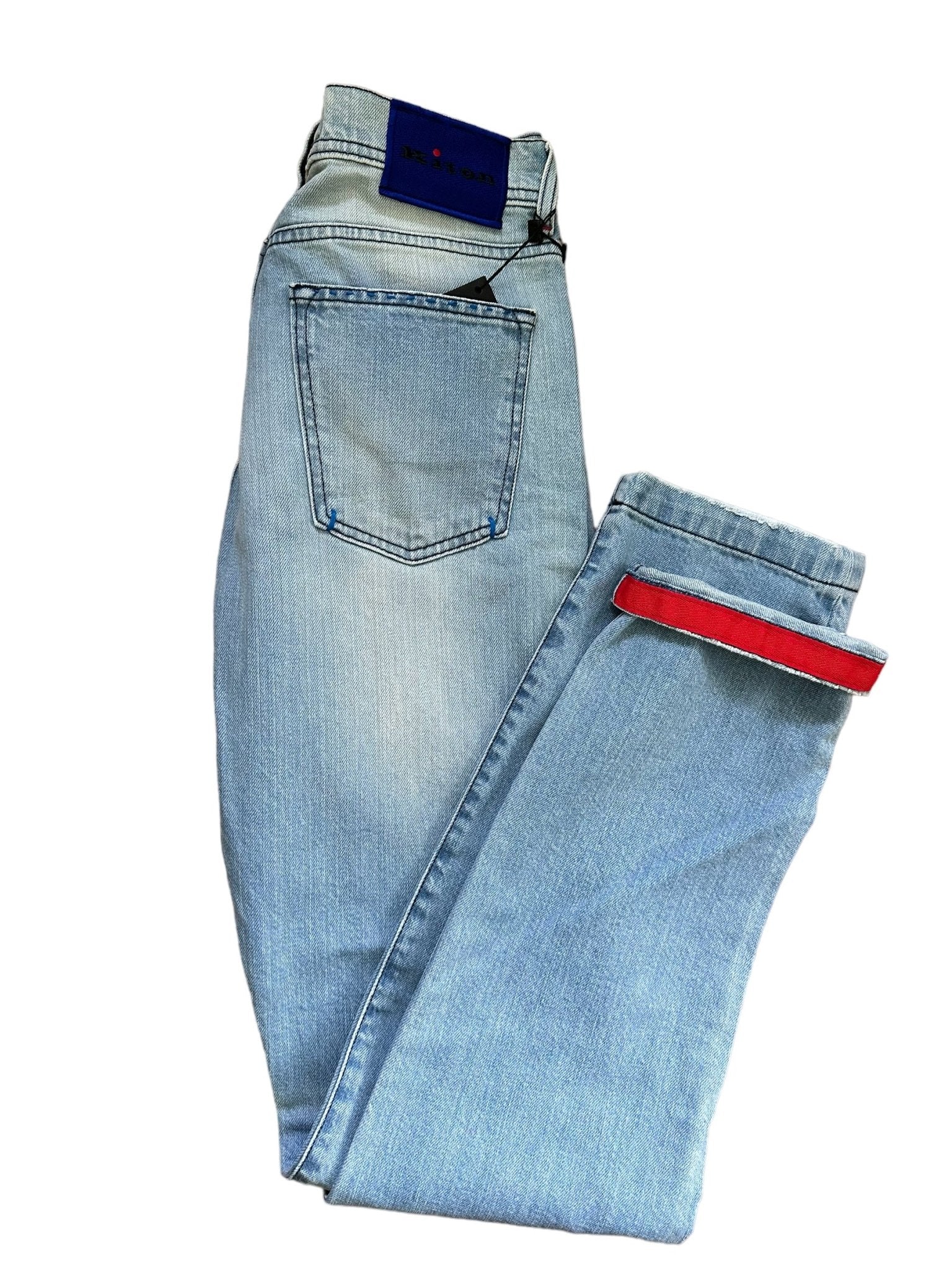 Kiton Jeans Slim washed - 24/7 Clothing