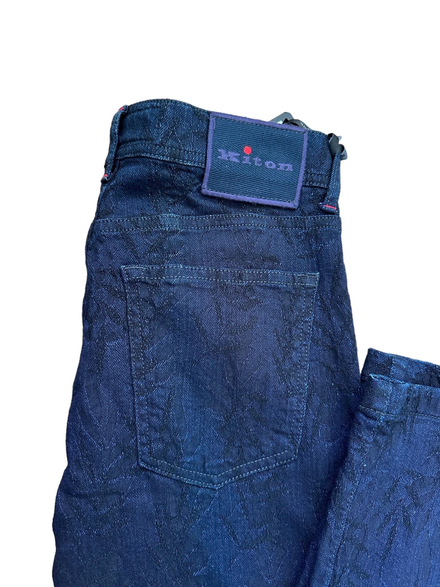 Kiton Jeans/Hose mit gestickten Applikationen - 24/7 Clothing