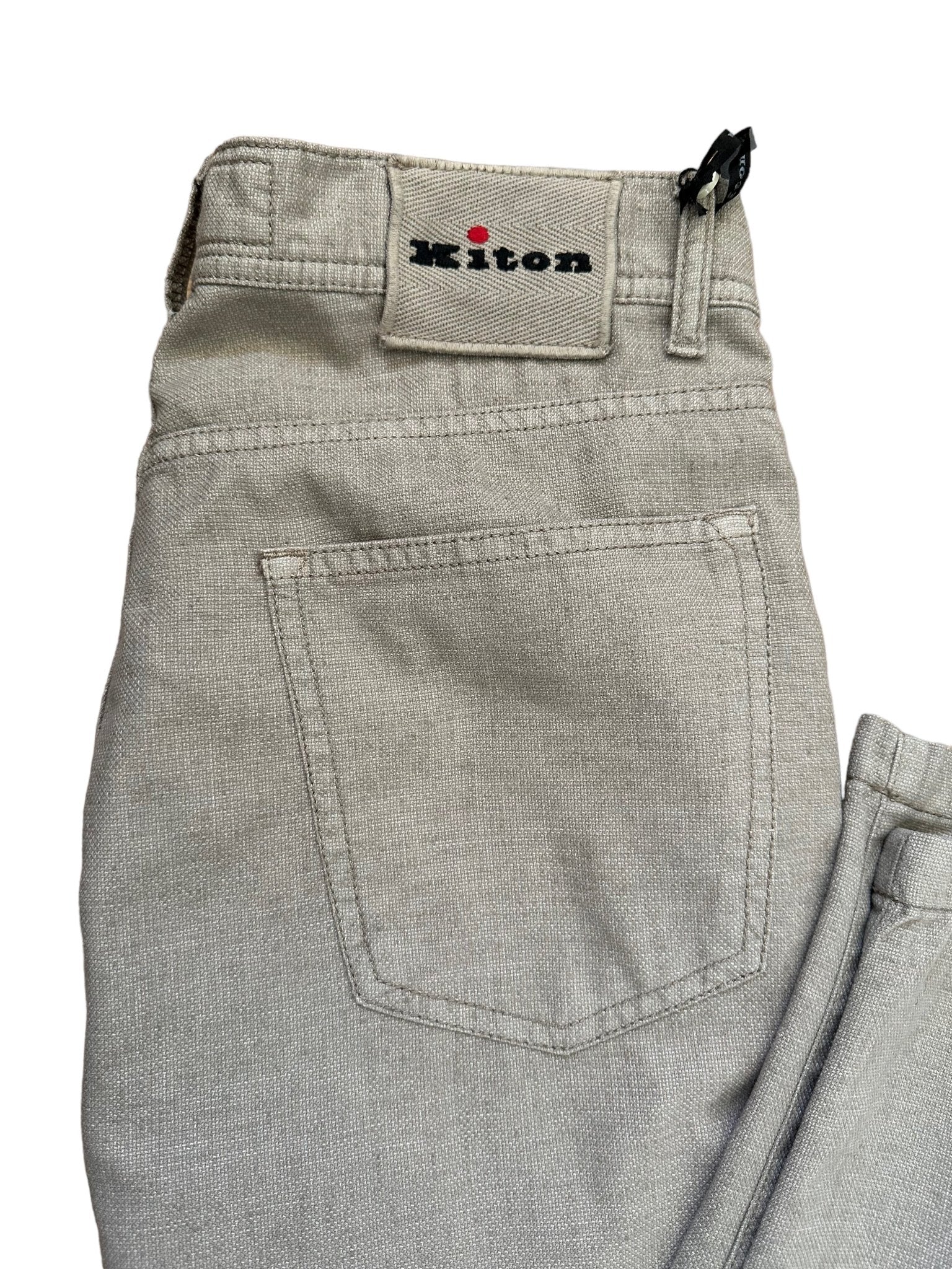 Kiton Woll/Leinenhose Slim - 24/7 Clothing