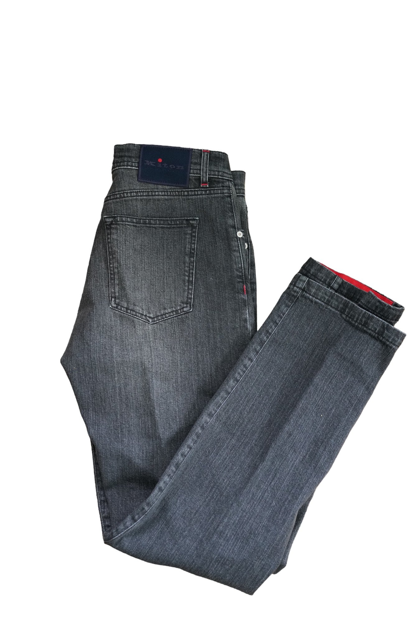 Kiton Jeans schwarz Japan denim