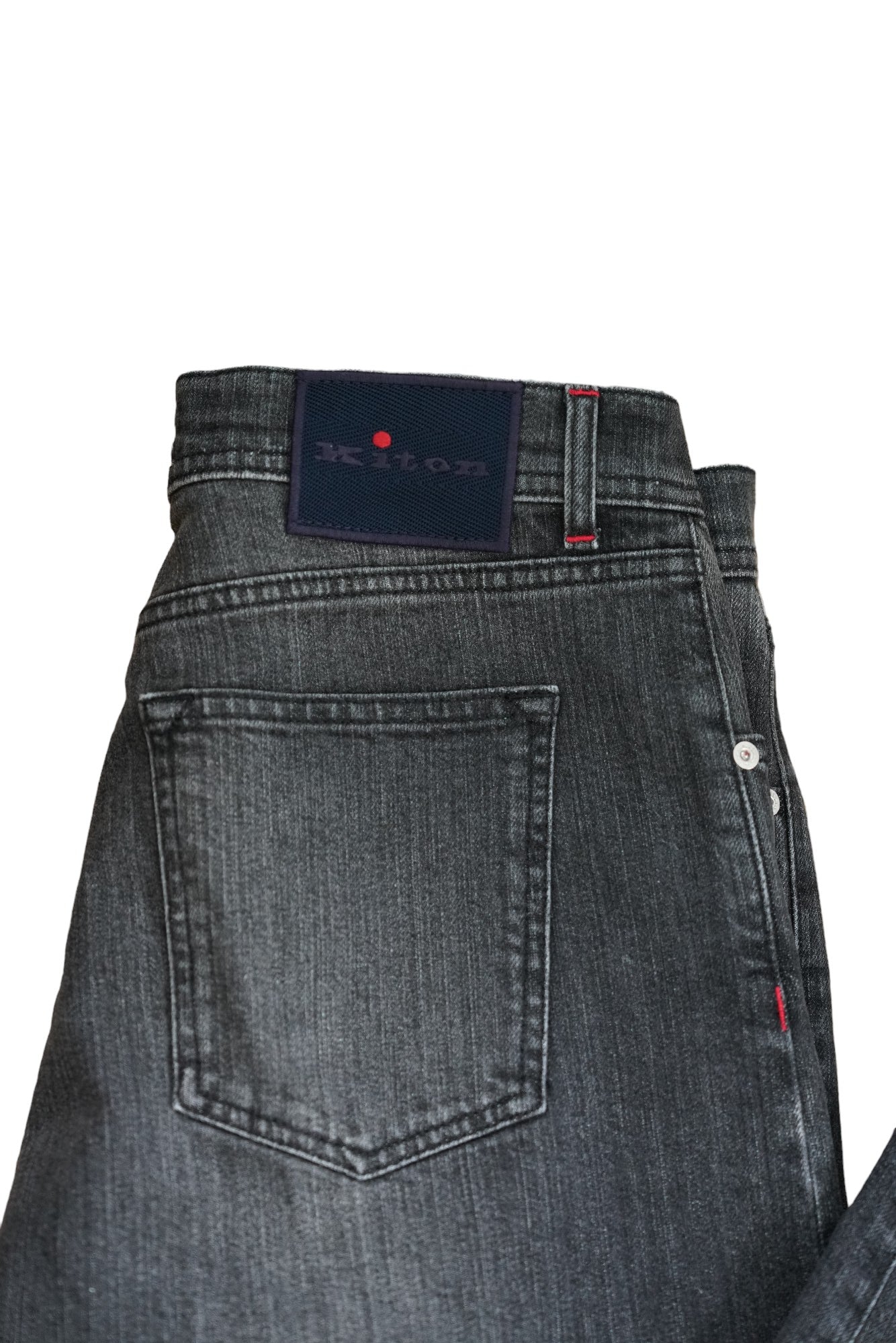 Kiton Jeans schwarz Japan denim