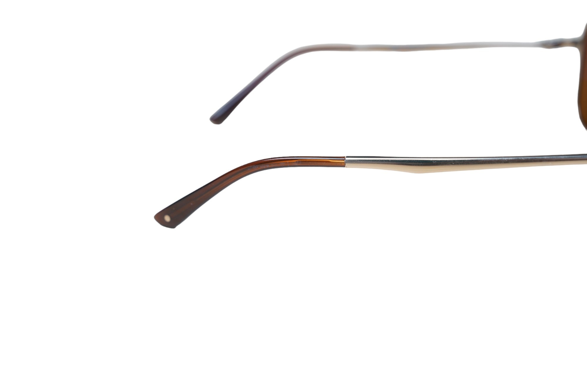 Kiton Lunettes de soleil Titanium Ercolano or