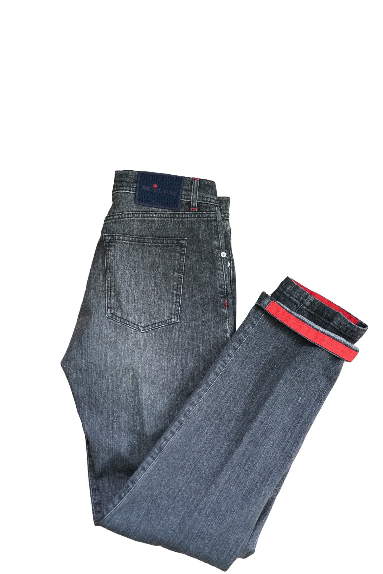 Kiton Jeans 黑色日本牛仔布