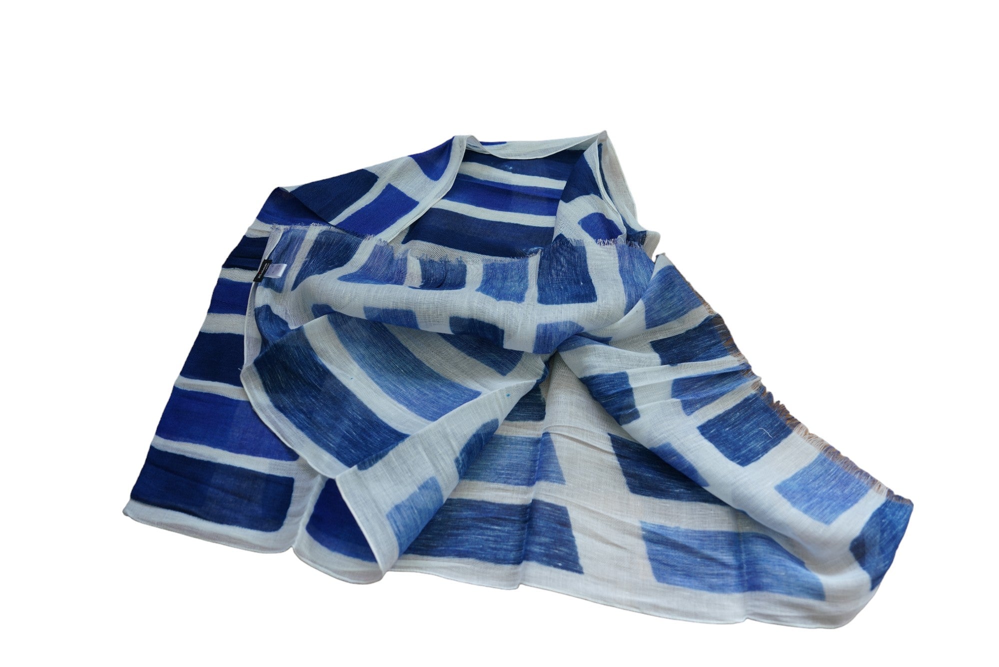 Kiton scarf summer scarf linen with viscose