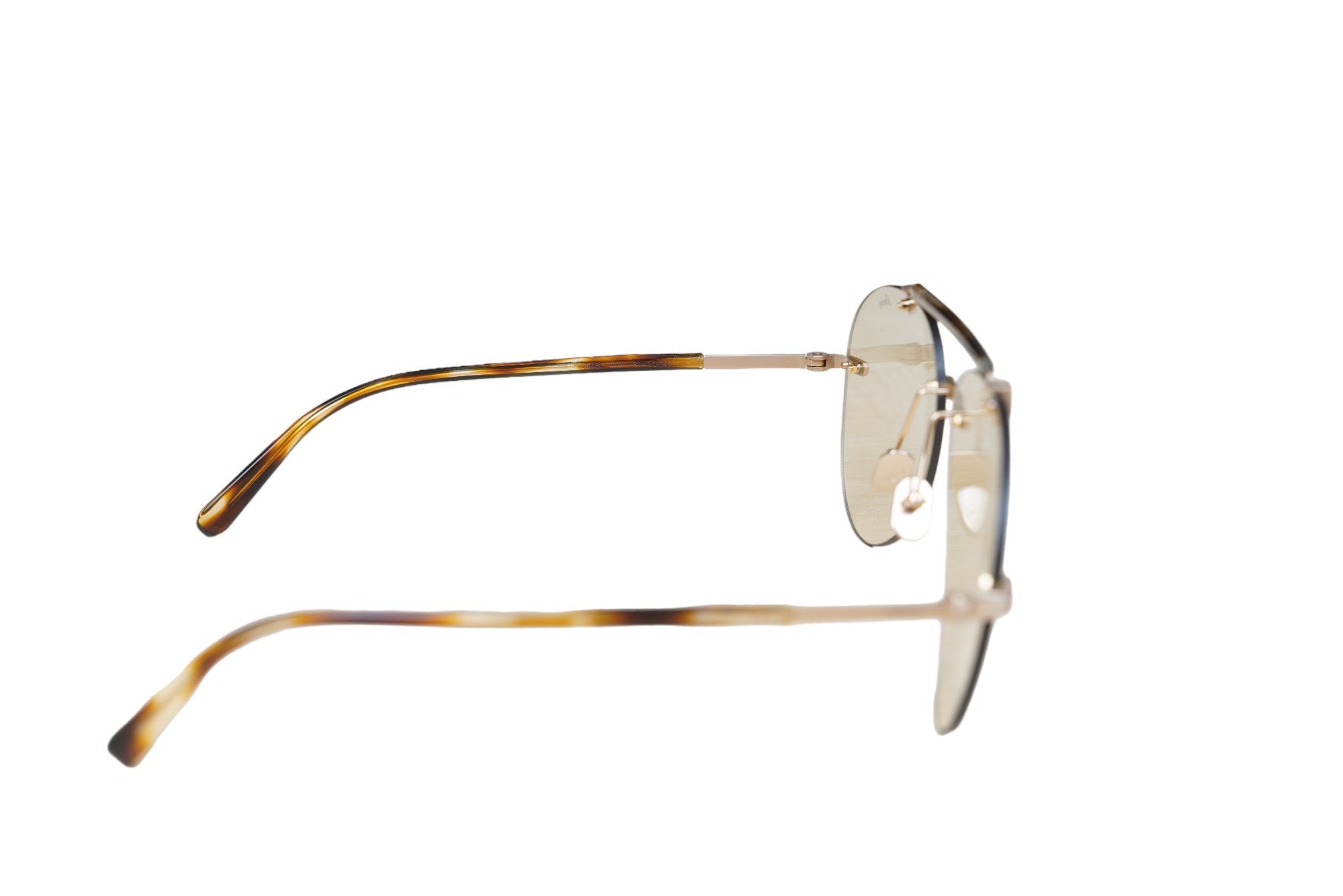 Brioni Sonnenbrille BR 0061S Titan gold