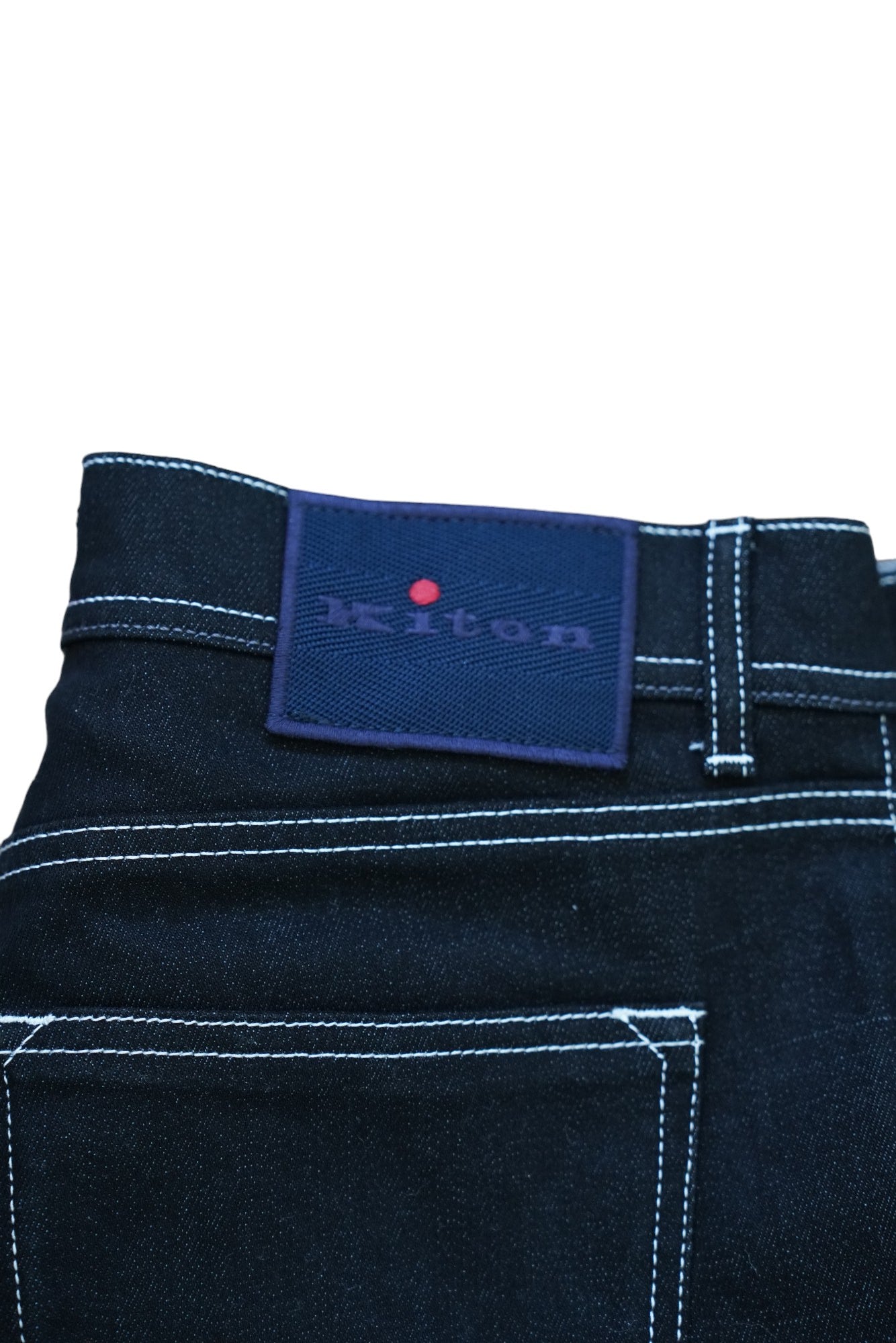 Kiton Jeans schwarz Japan Denim