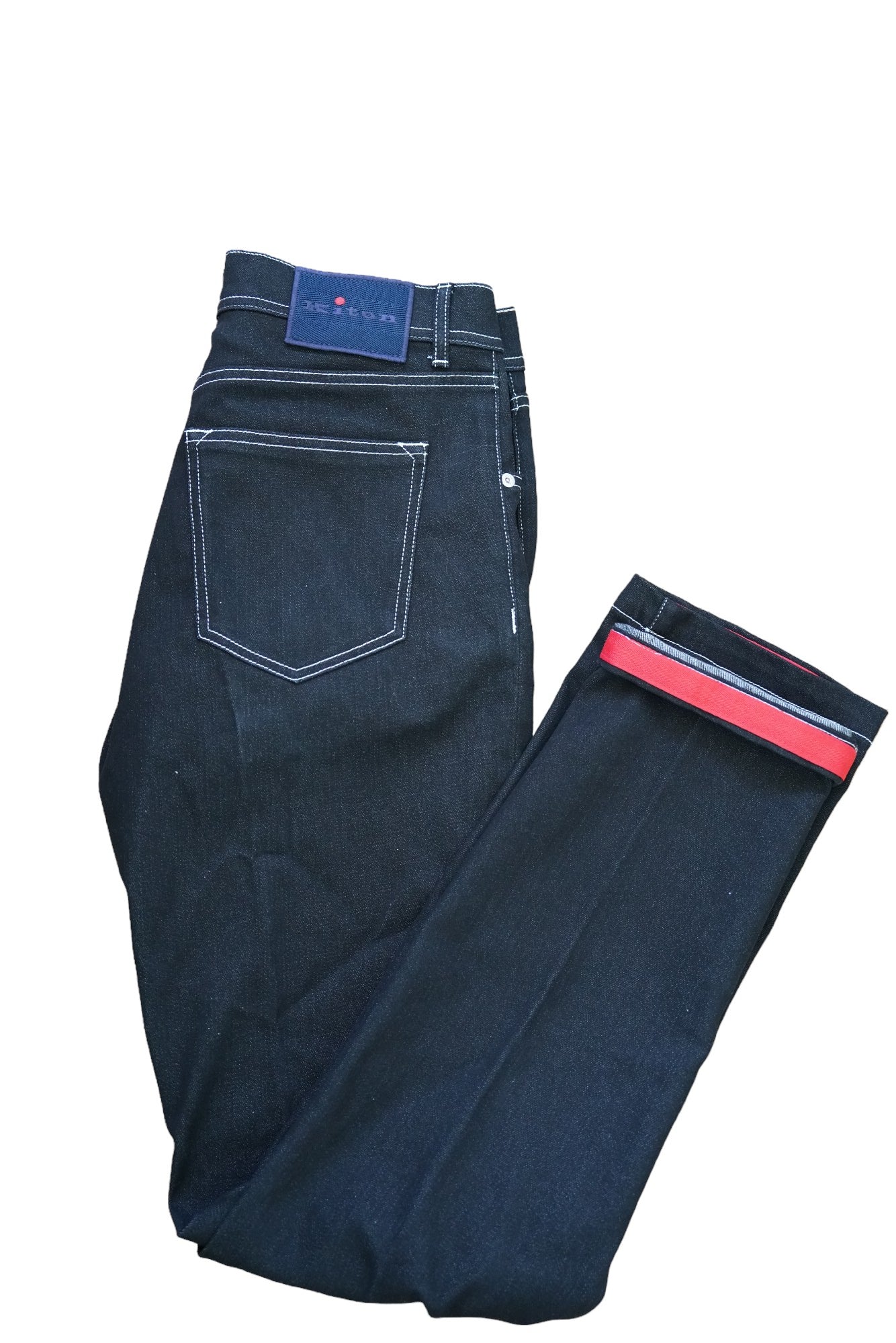 Kiton Jeans schwarz Japan Denim