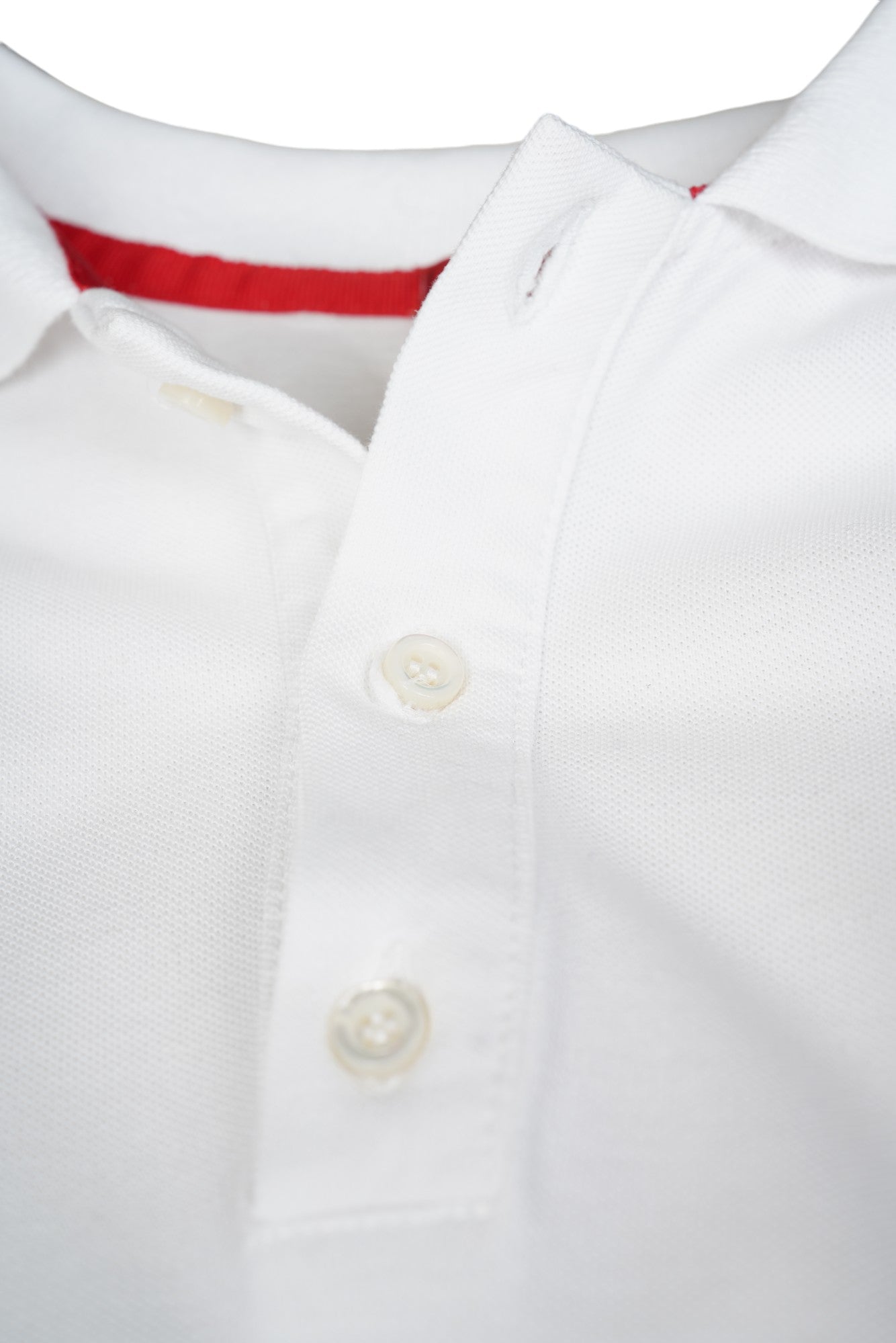 Isaia Polo White with Embroidery L