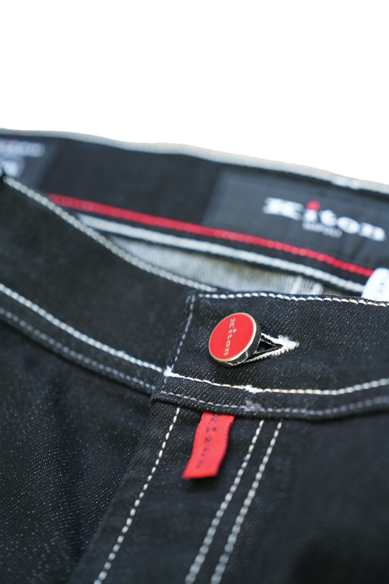 Kiton Jeans schwarz Japan Denim