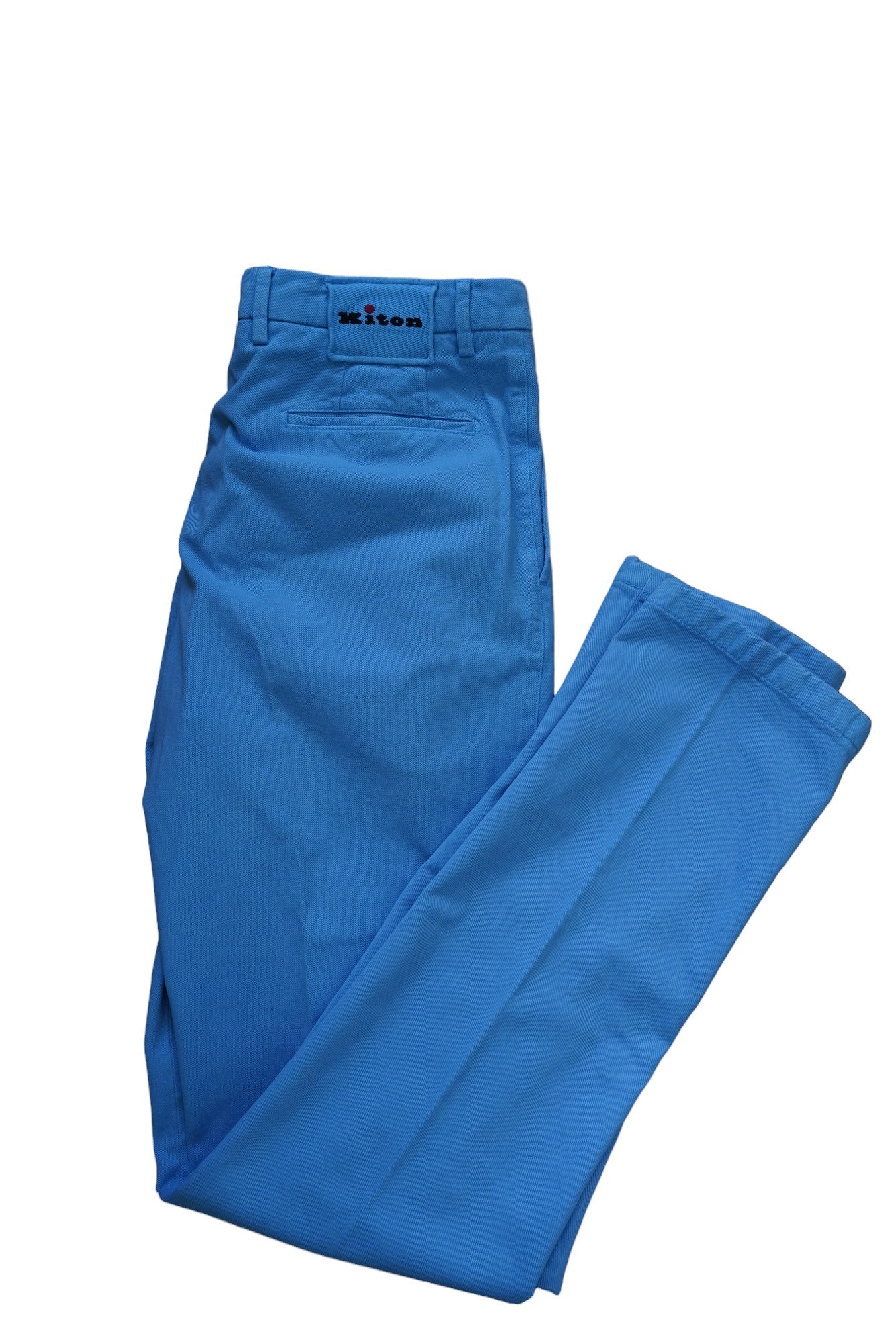 Kiton Chino Pants Lycocell Cotton Jeans Blue