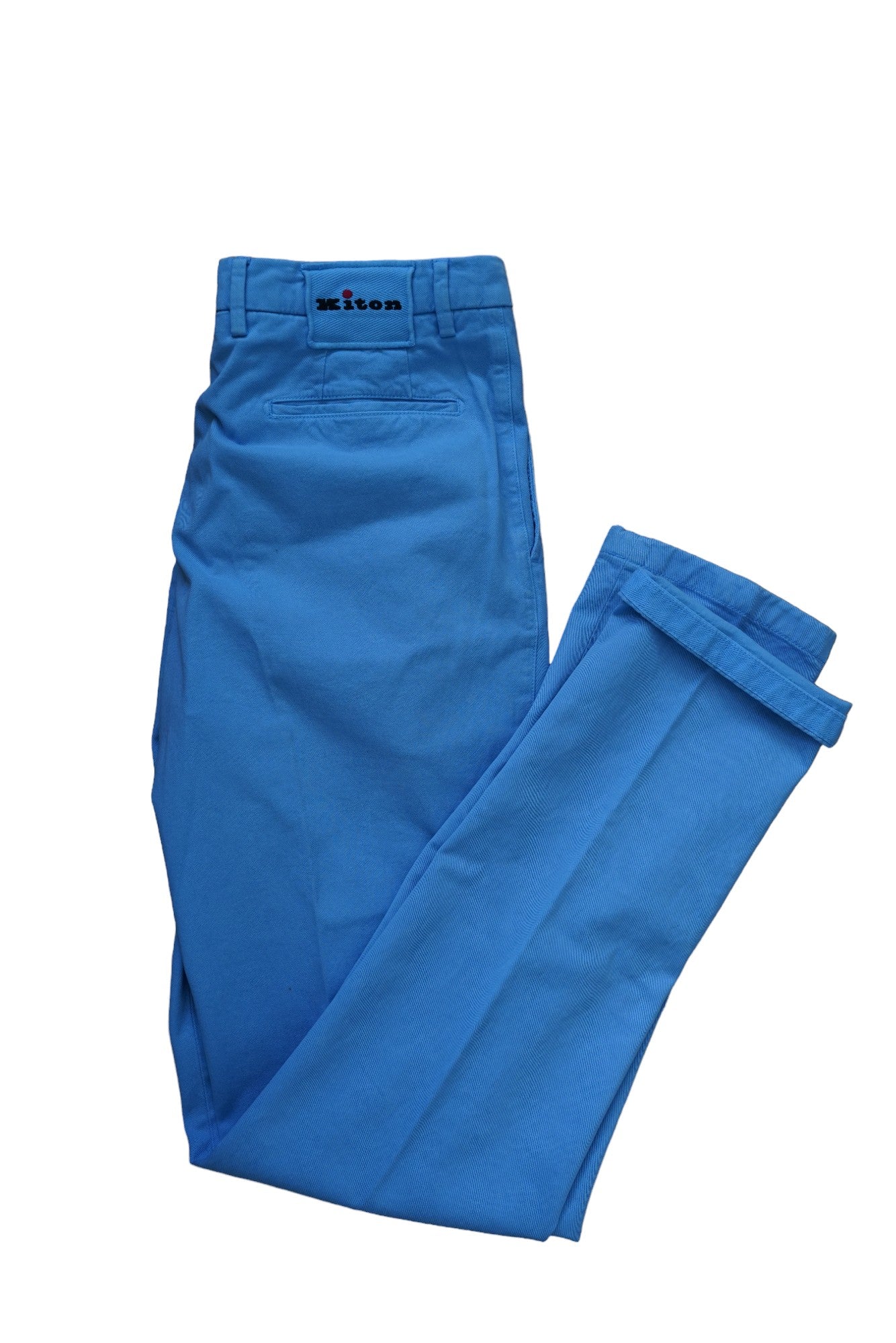 Kiton Chino Pants Lycocell Cotton Jeans Blue