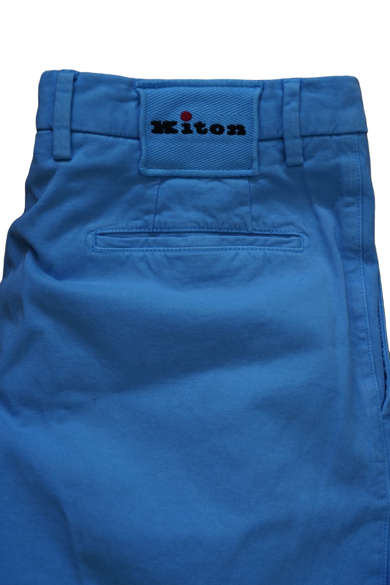 Kiton Chino Pants Lycocell Cotton Jeans Blue