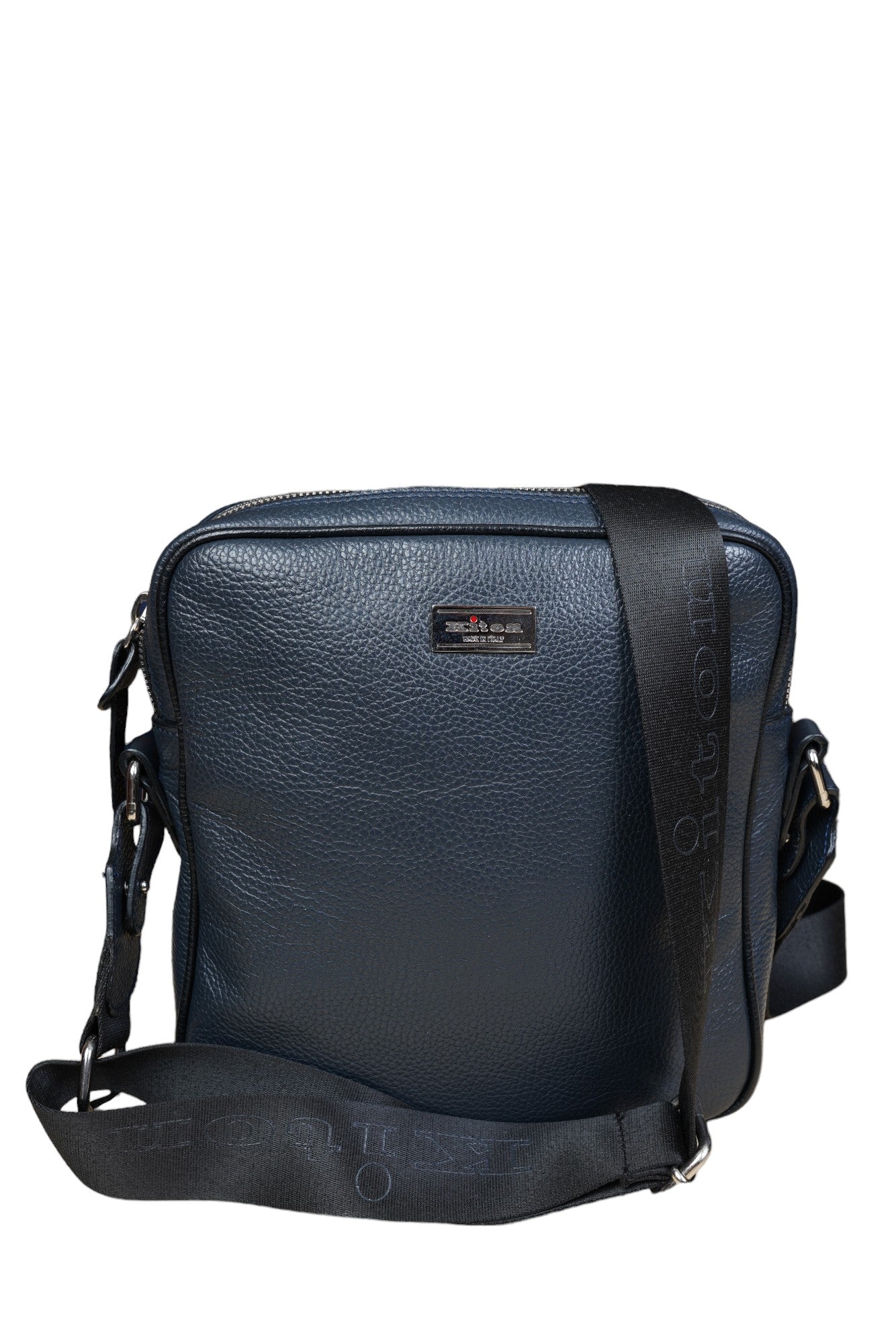 Kiton Handtasche Umhängetasche Leder Crossbody Bag