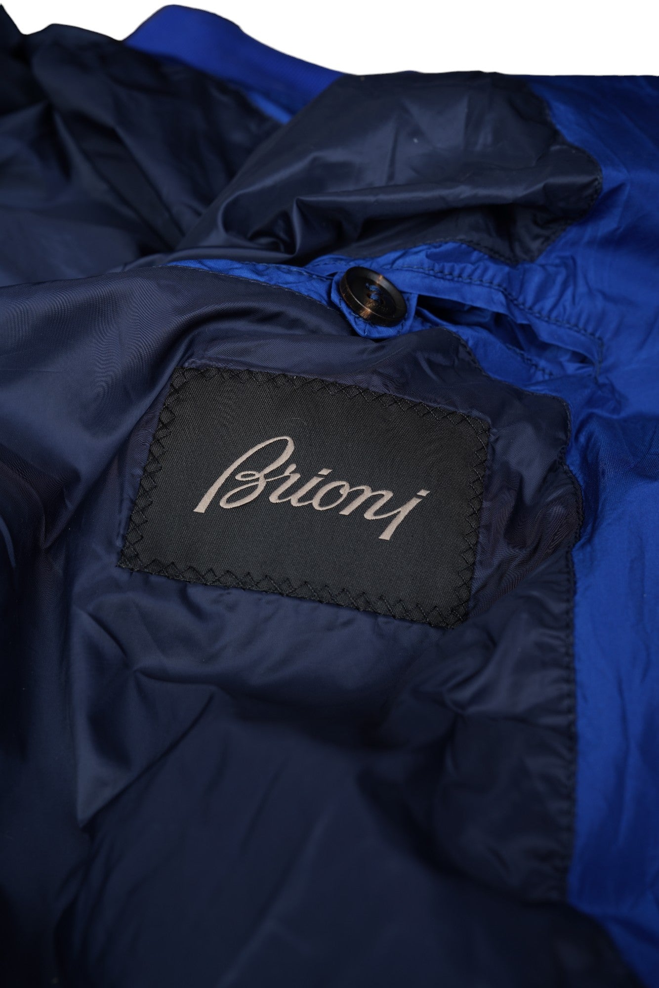 Brioni Bomberjacke Blouson Seide blau neu XXL XXXL