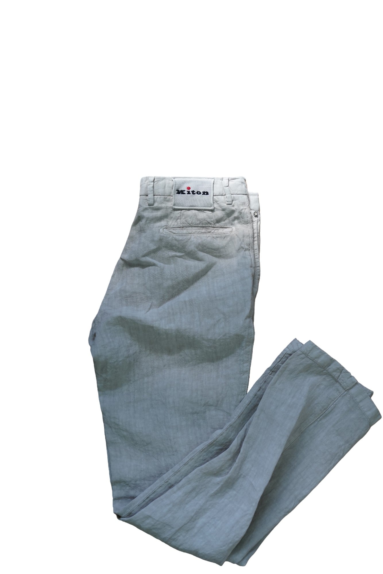 Kiton Hose Leinen Sommer light grey (hellgrau)