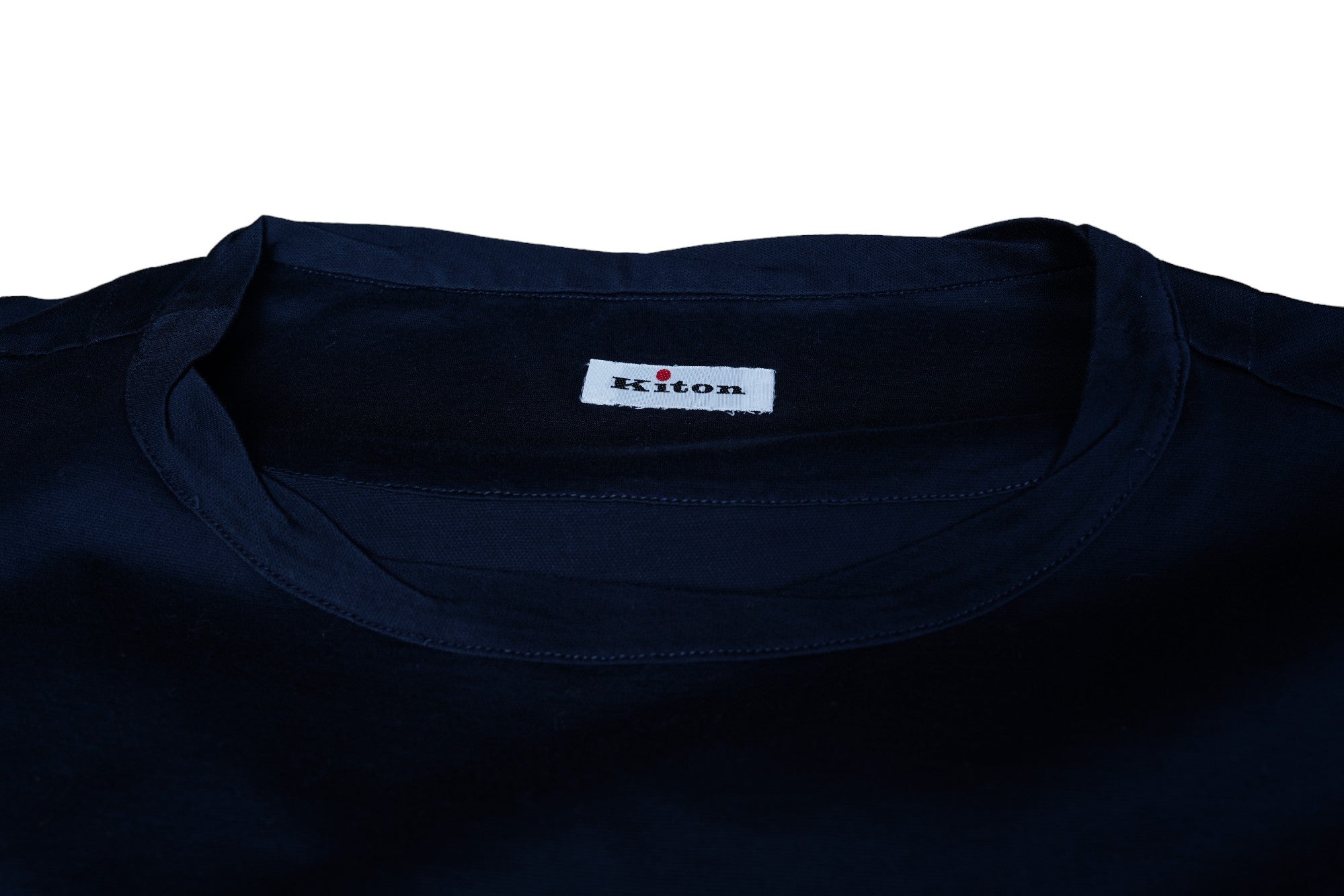 Kiton T-Shirt dark blue Handmade cotton