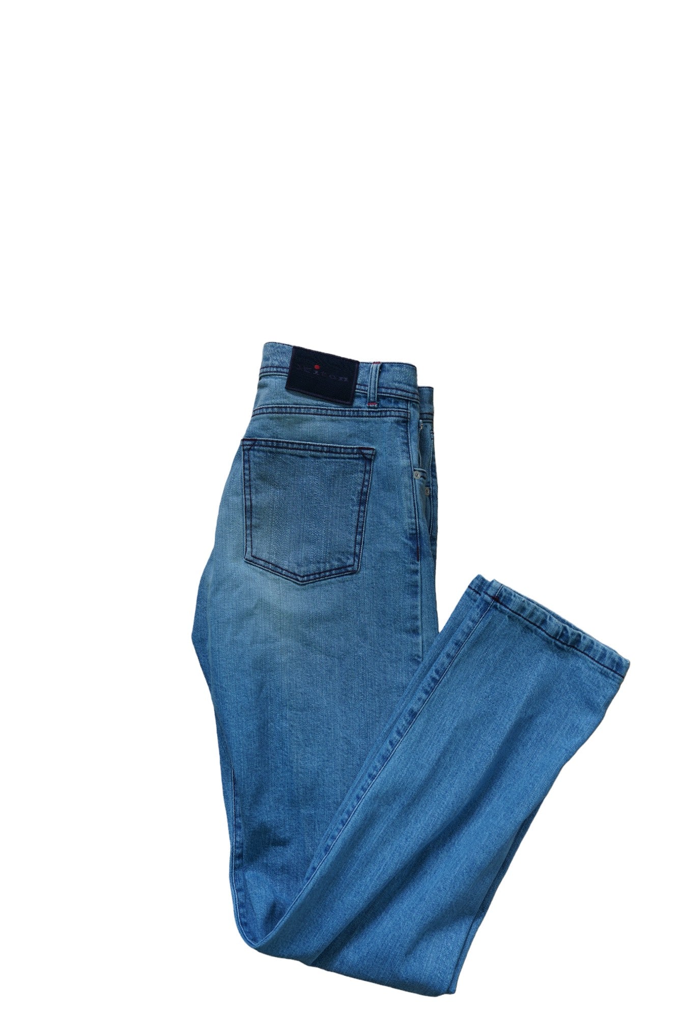 Kiton Jeans blau Japan denim light washed