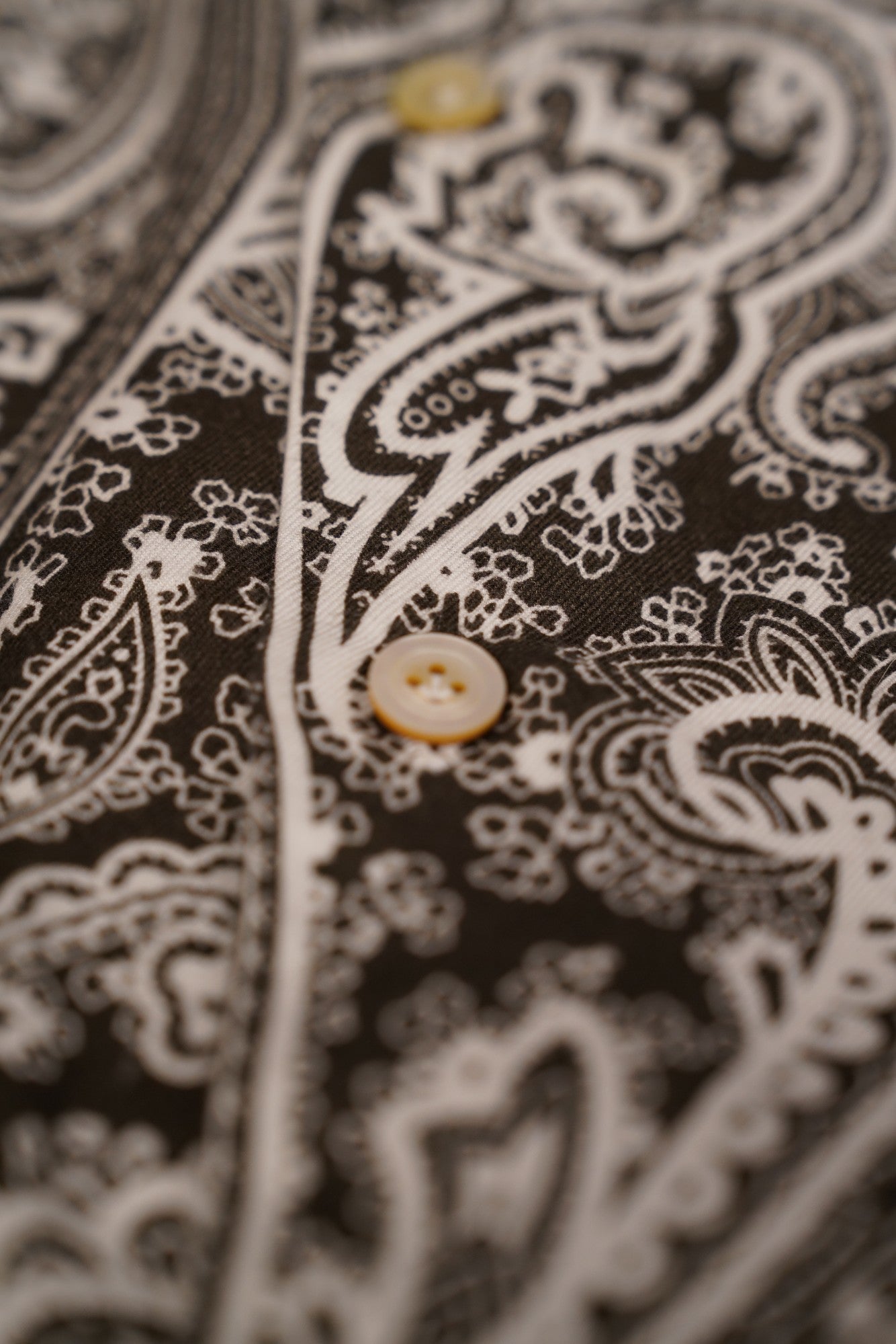 Kiton Hemd Paisley Muster Handarbeit 39