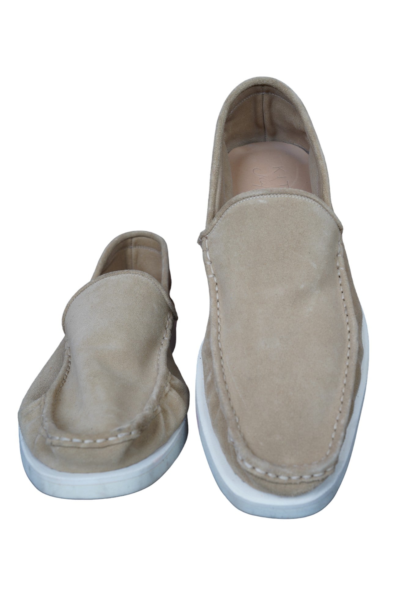 Kiton shoe moccasin goatskin new