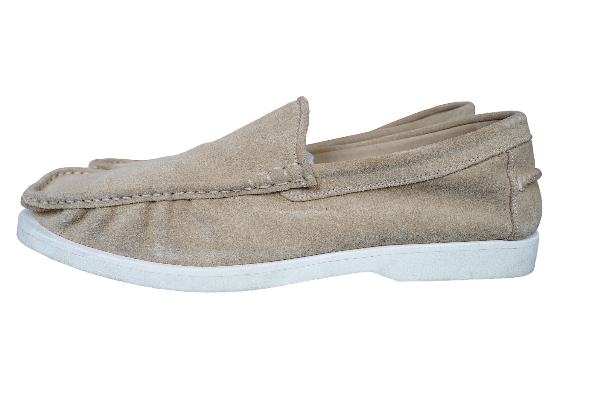 Kiton shoe moccasin goatskin new