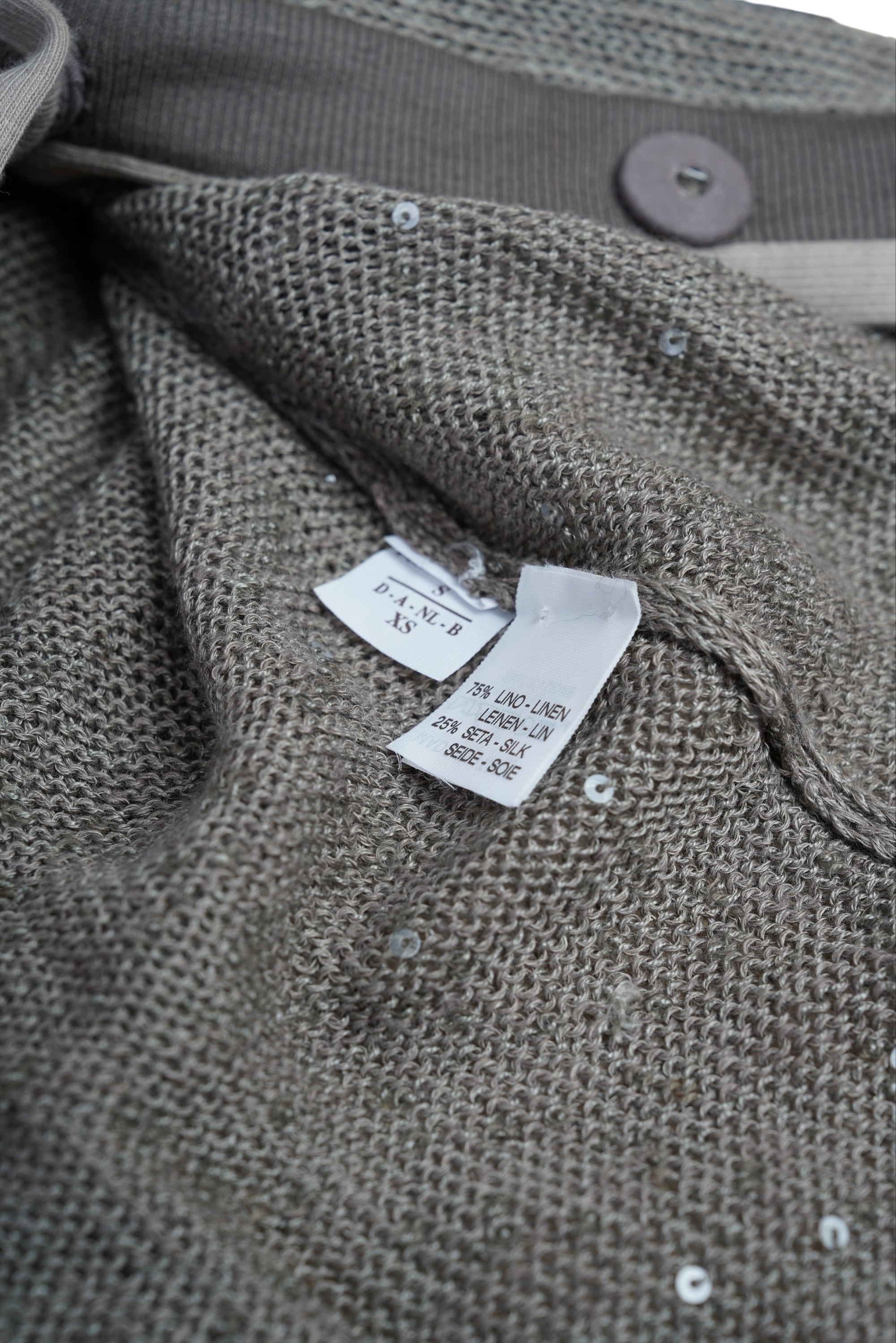 Brunello Cucinelli Cardigan Jacket Ladies Linen/ Silk Dazzling