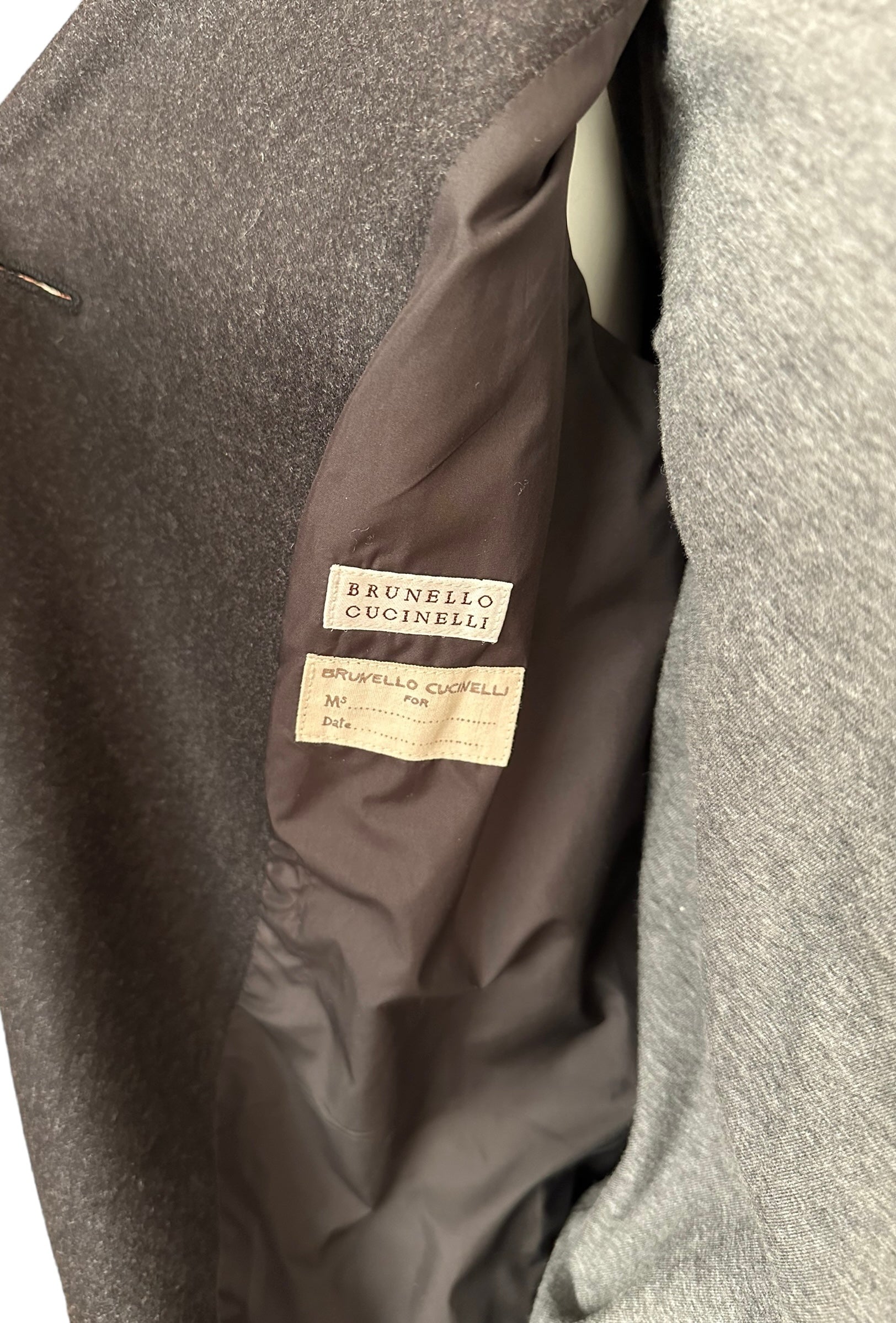 Brunello Cucinelli lightweight long coat with cashmere IT 46 (DE 40/42)