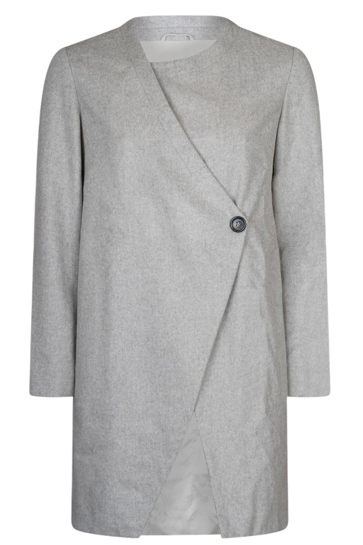 Veste En Cachemire Brunello Cucinelli Femme - Taille 44IT, Grise, Occasion Très Bon état - Luxe Italien
