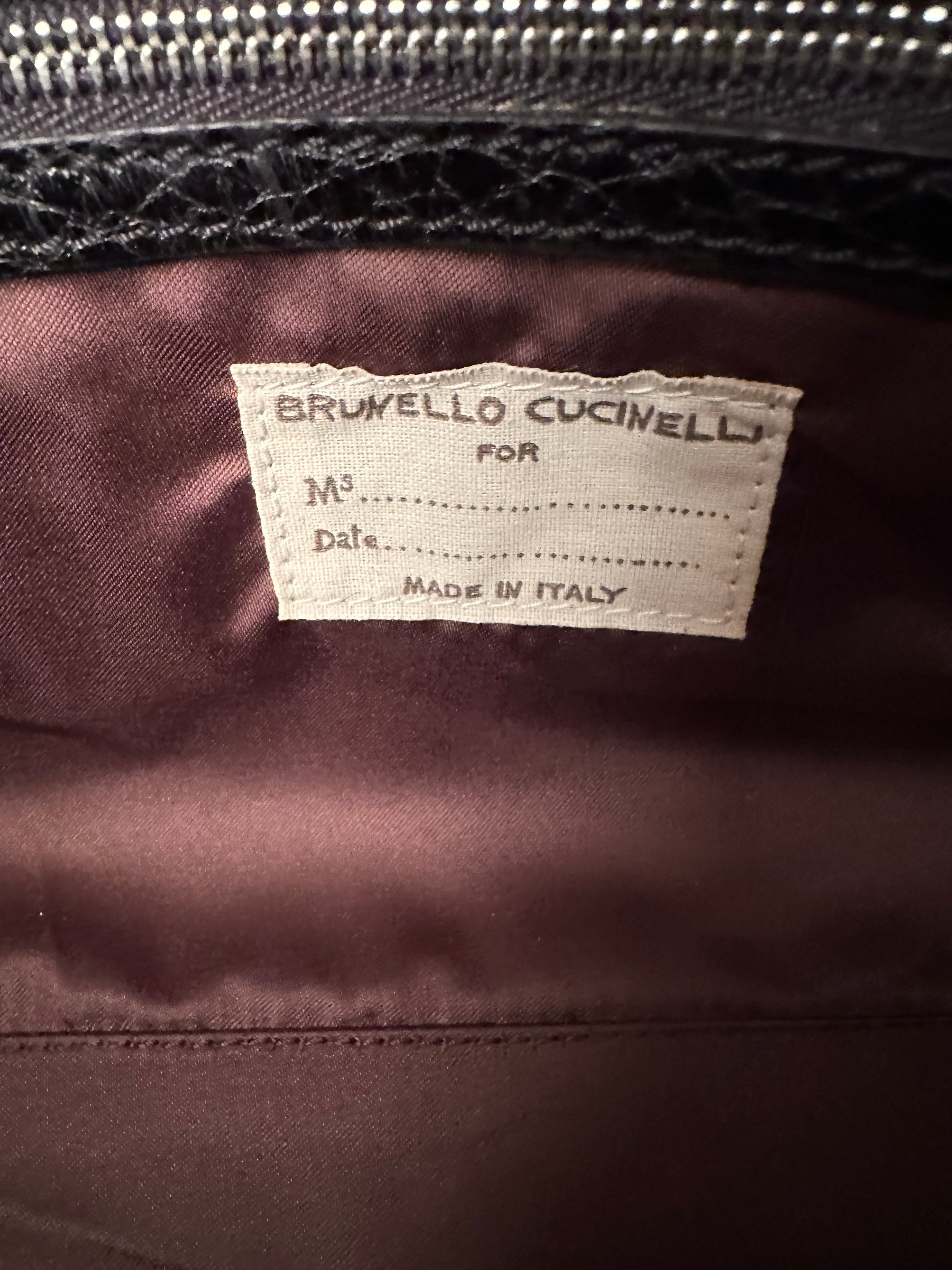 Brunello Cucinelli 镶珠饰手提包