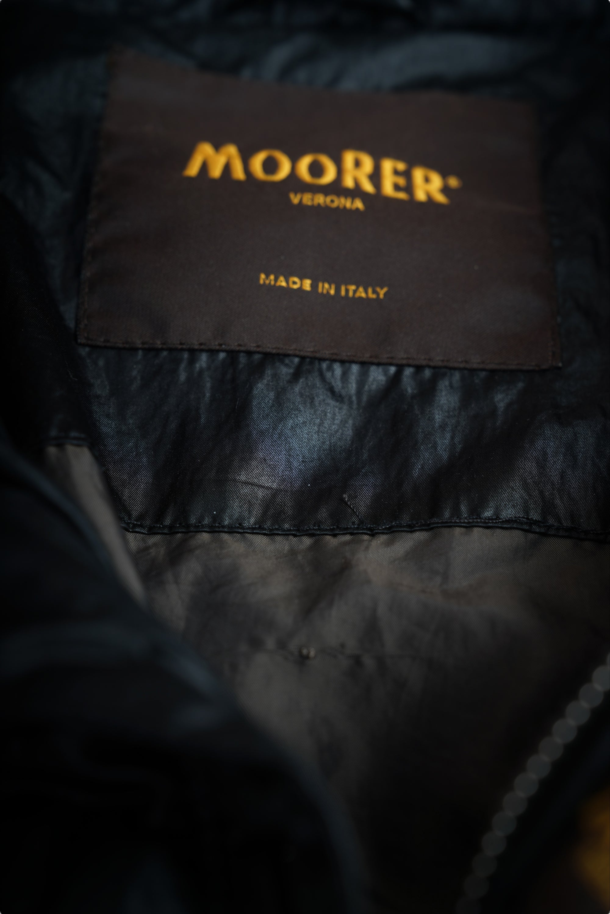 Moorer down bomber jacket