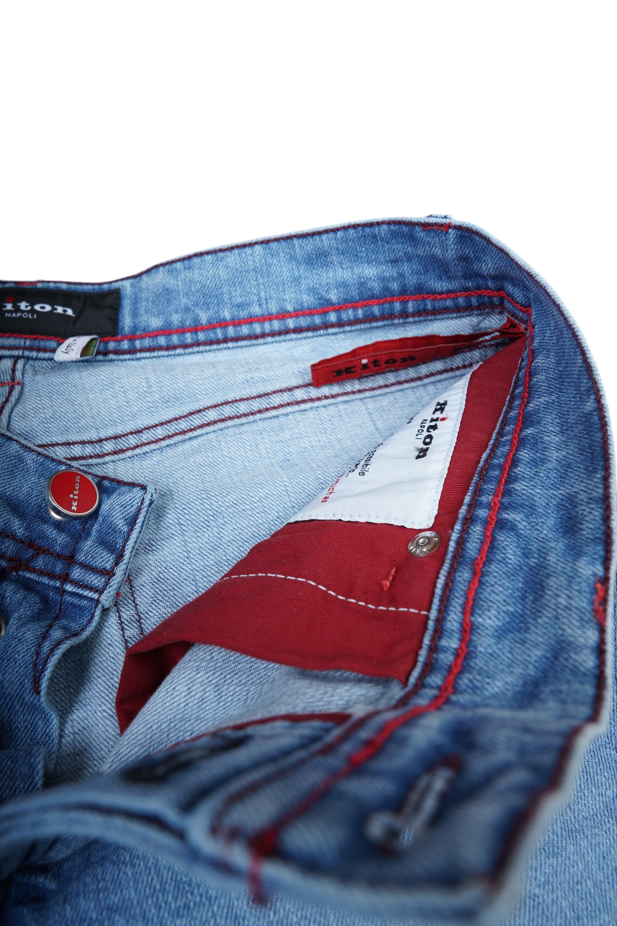 Kiton jeans blue 50 (34) light wash Article no.: 1009