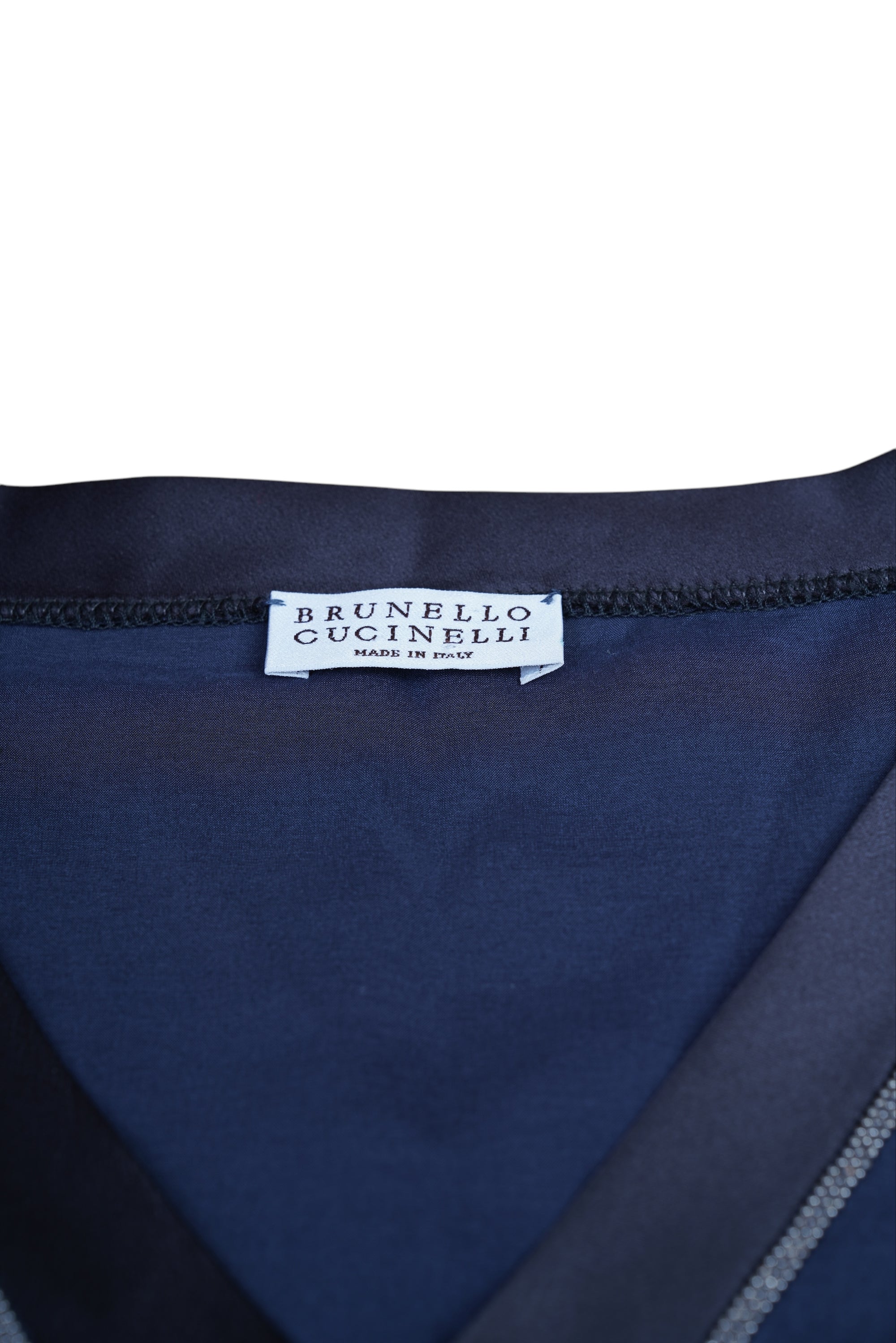 Brunello Cucinelli sommerliches Kleid Shirt aus Seide mit  Monili Detail