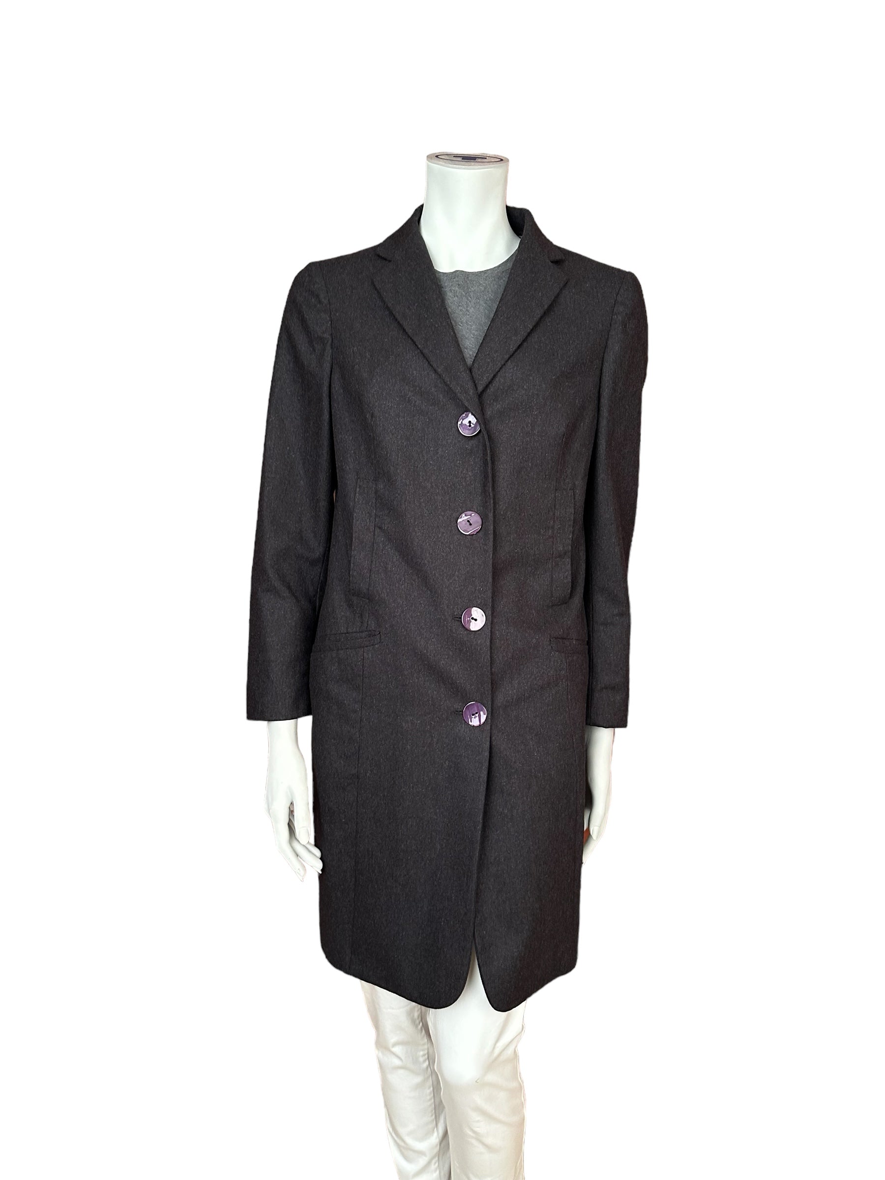 Brunello Cucinelli lightweight long coat with cashmere IT 46 (DE 40/42)