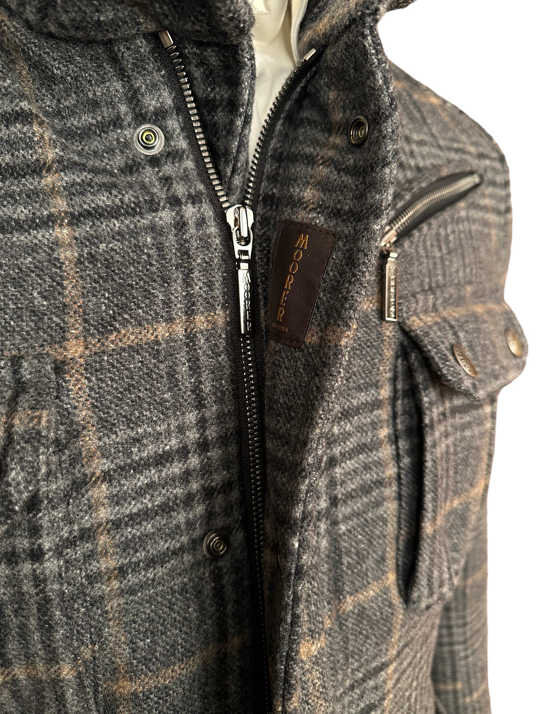 Moorer jacket coat wool with cashmere 50