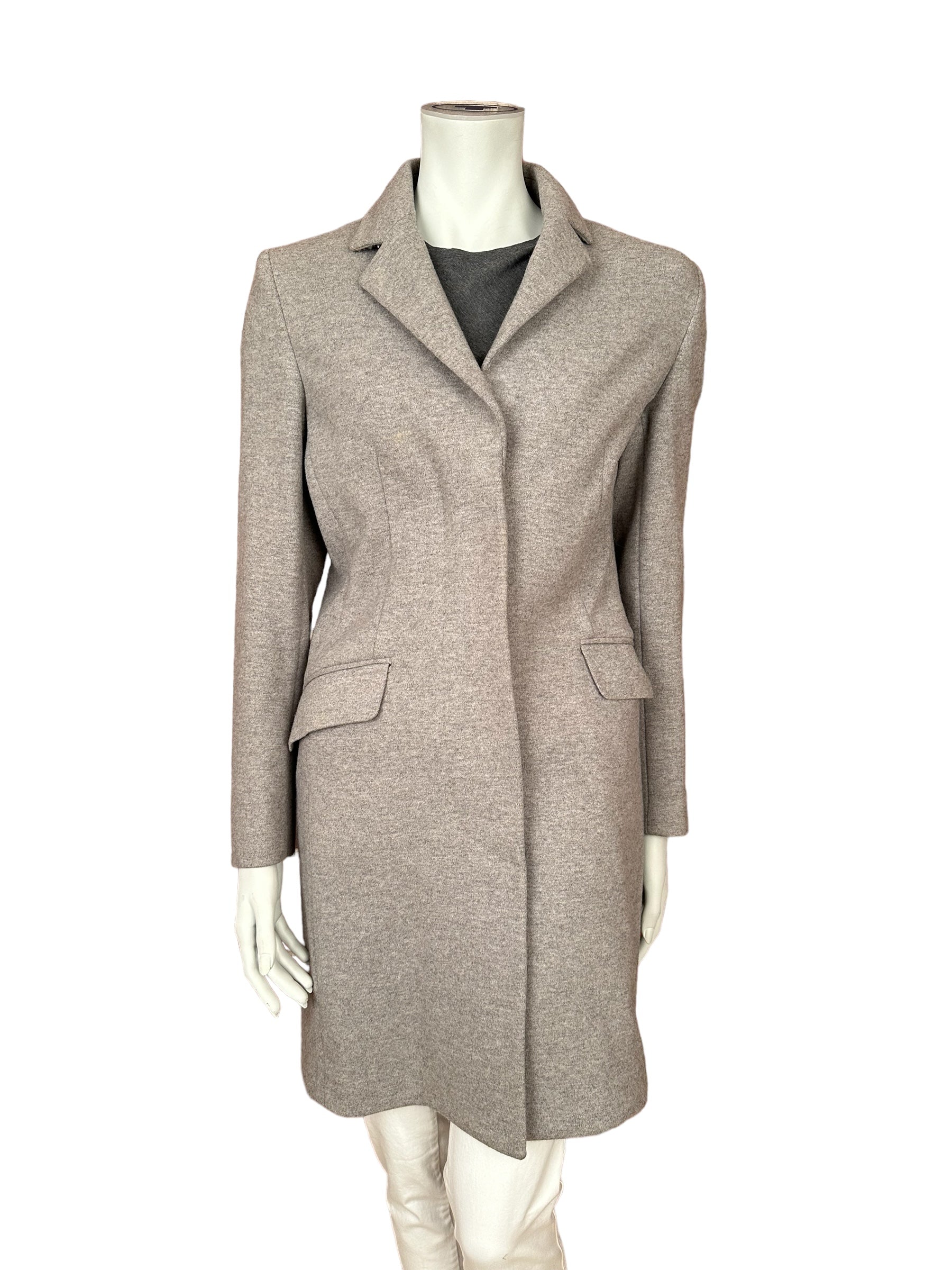 Brunello Cucinelli Coat Women Light Wool New 36/38 DE