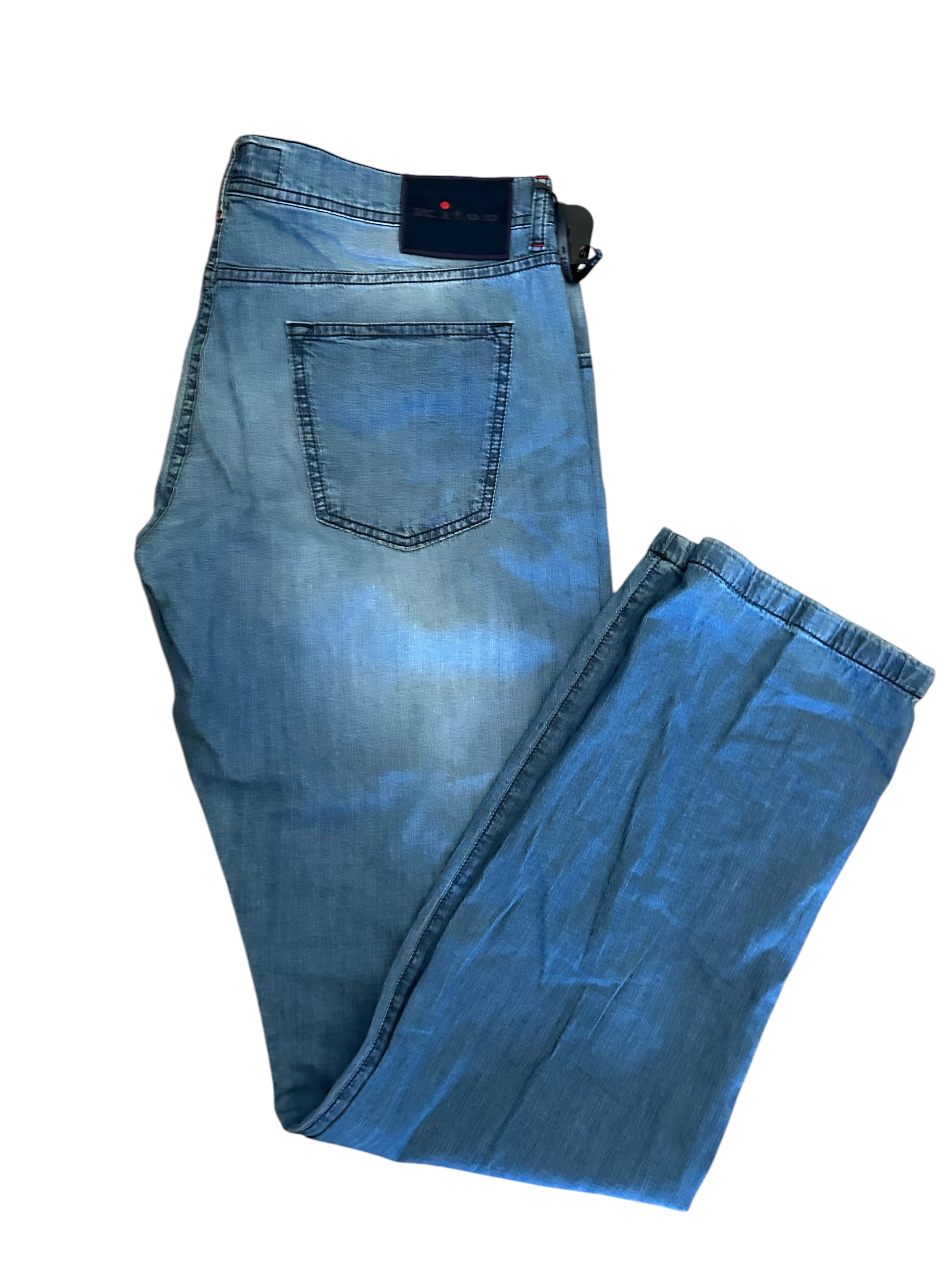 Kiton jeans blue 50 (34) light wash Article no.: 1009