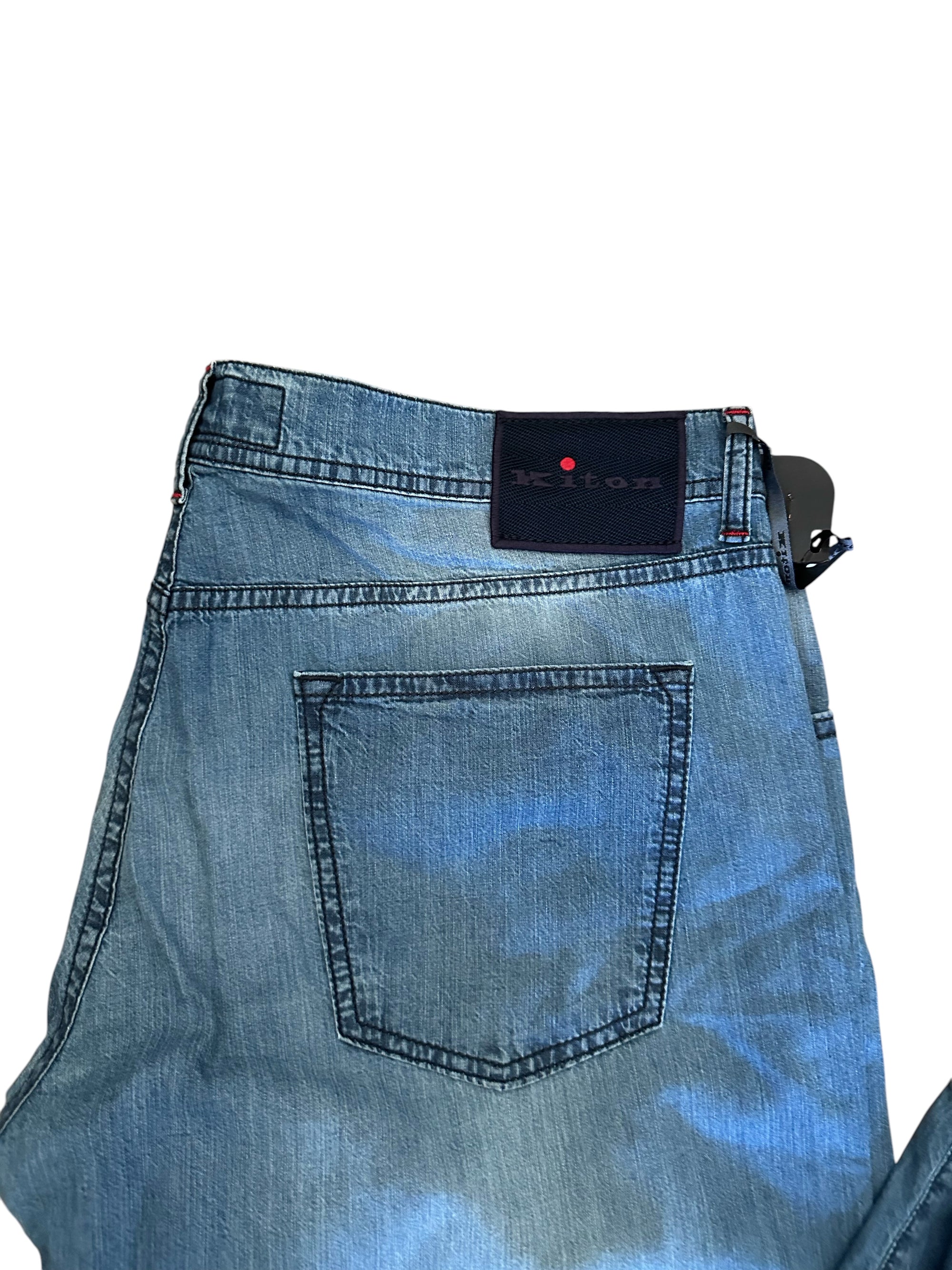Kiton jeans blue 50 (34) light wash Article no.: 1009