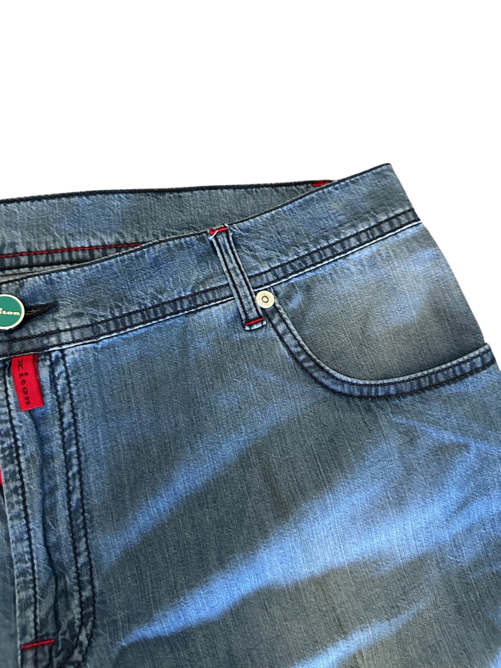 Kiton jeans blue 50 (34) light wash Article no.: 1009