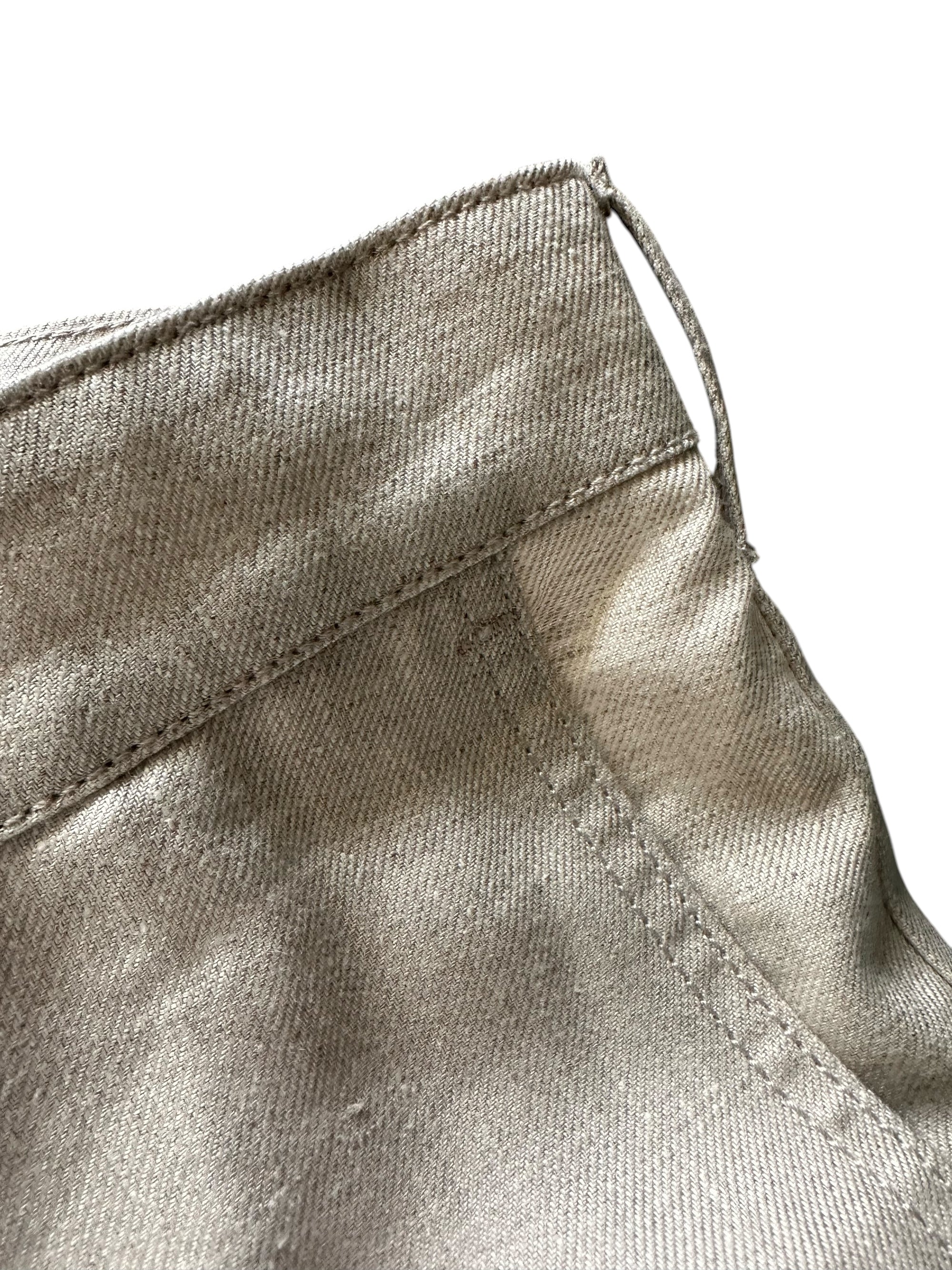 Kiton Hose Leinen Sommerhose Chino Cargo sehr bequem
