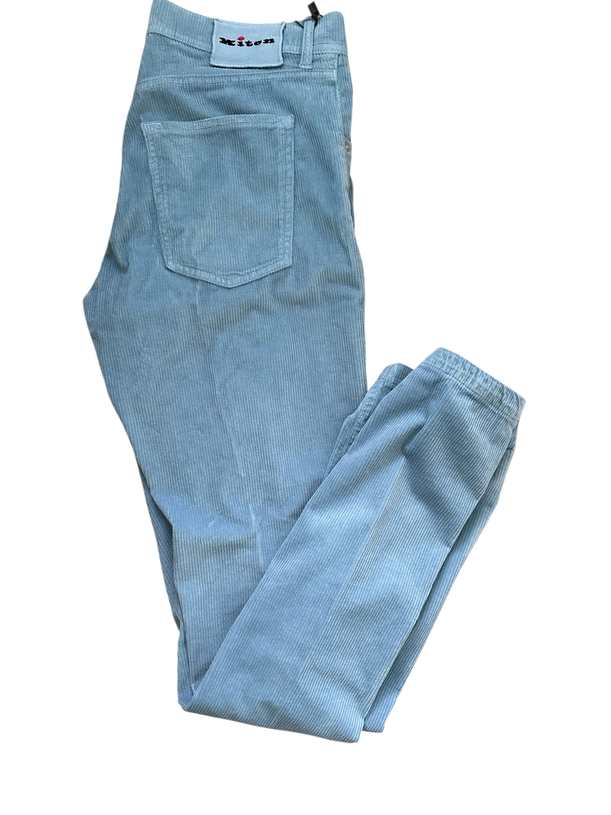 Kiton 牛仔裤 蓝色 50 (34) 浅水洗 货号： 1009