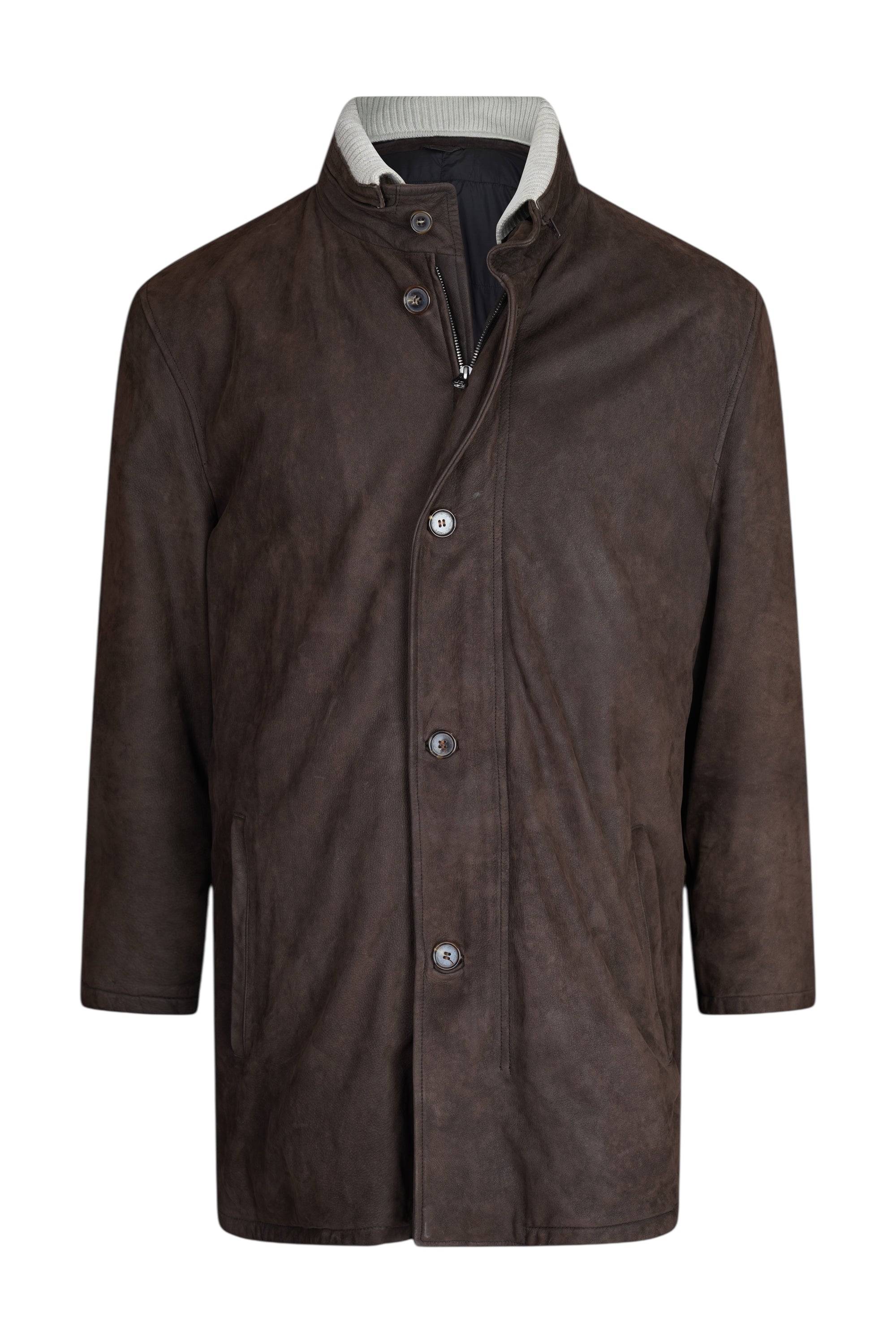 Kiton double-breasted cashmere coat