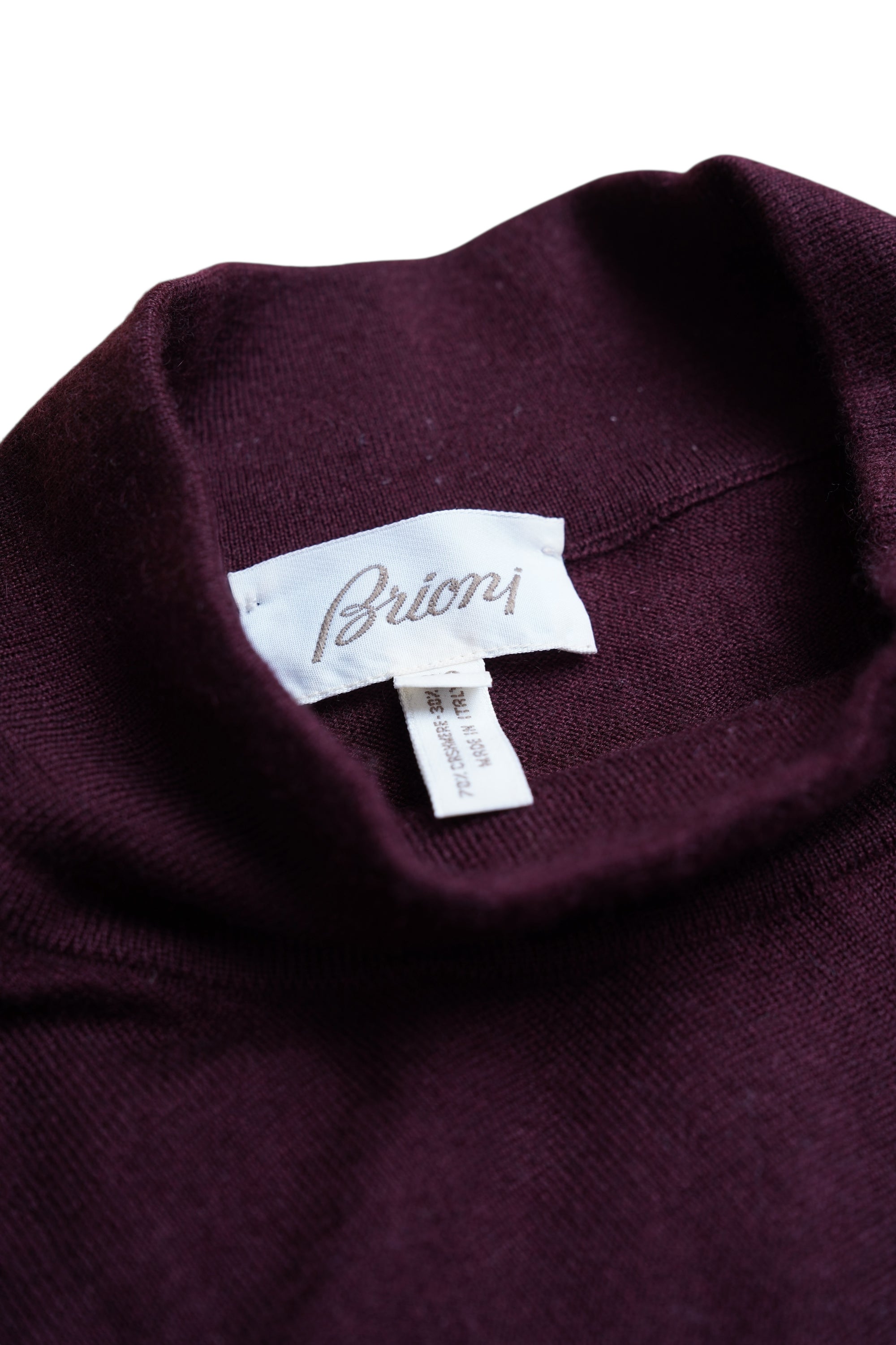 Brioni Pull Pull à col V Pull en coton/cachemire/soie