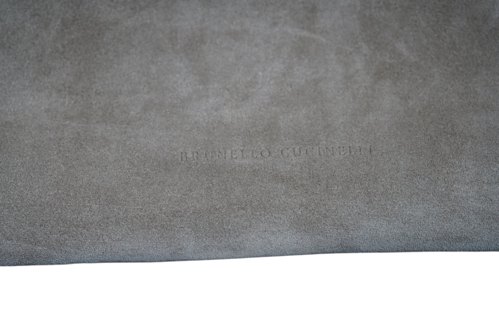 Brunello Cucinelli BC Duo hobo bag in sueded calfskin handbag with monili