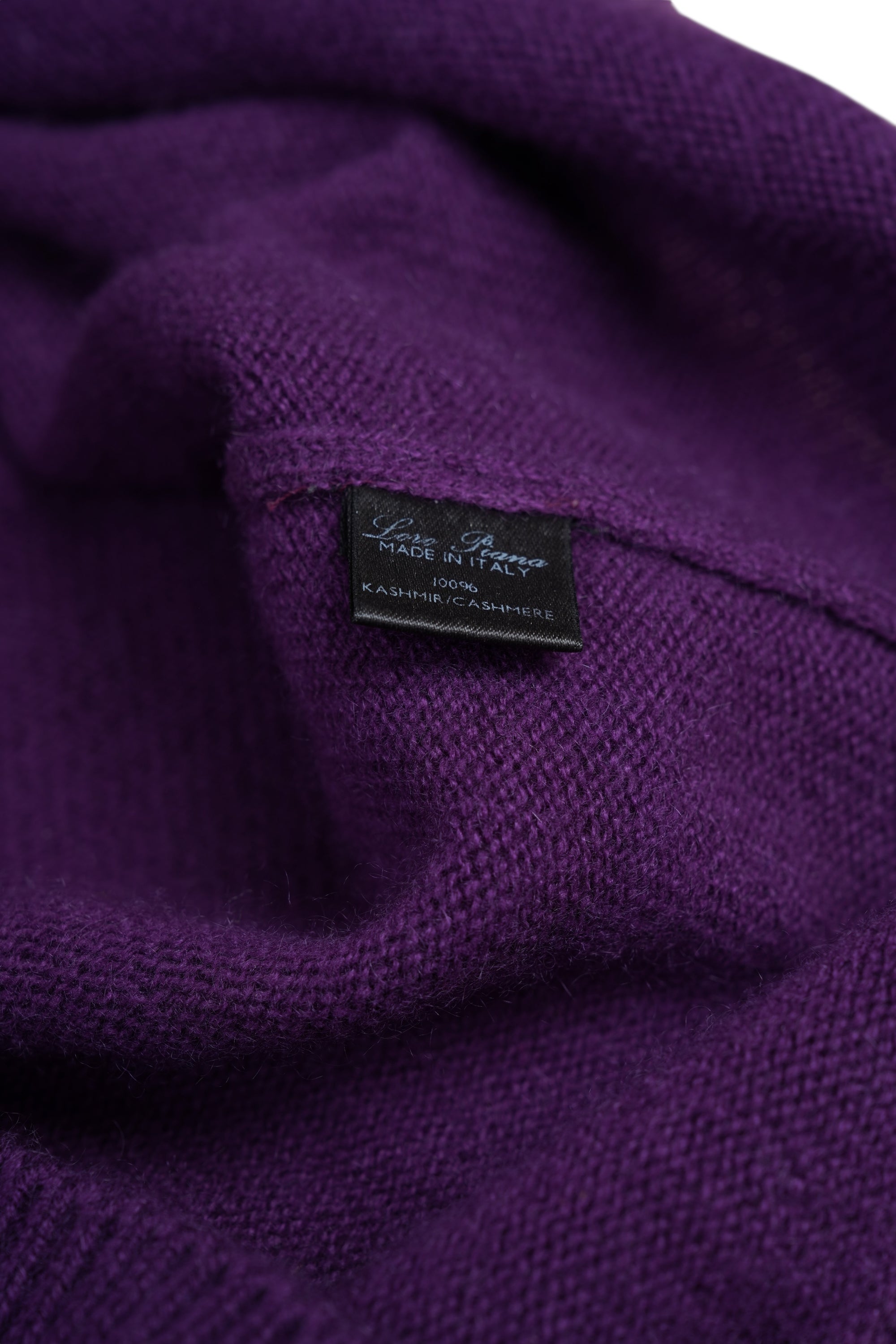 Loro Piana Twin Set Strickjacke aus Kaschmir Damen 38 S/M lila Strick