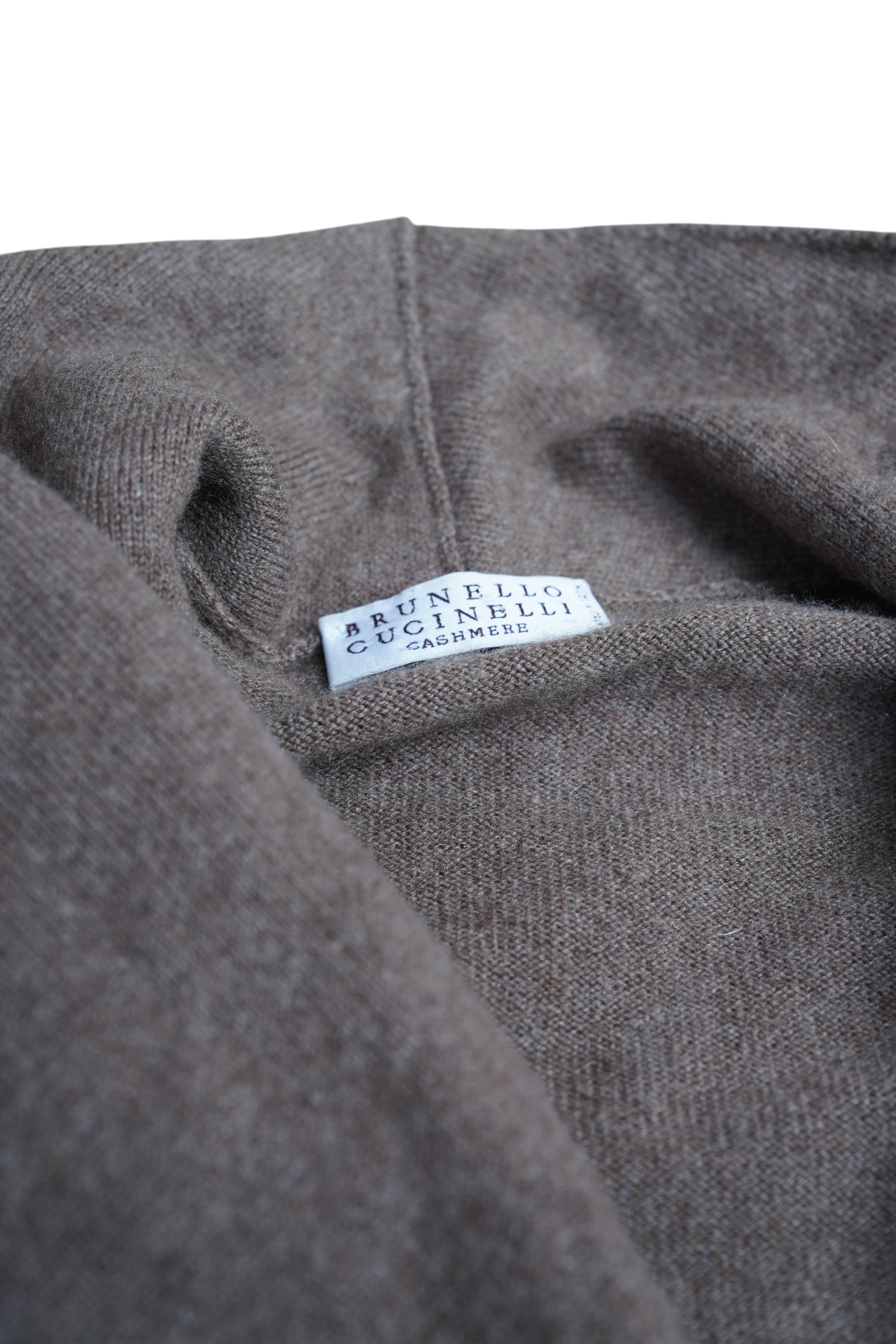 Brunello Cucinelli Cardigan Kaschmir braun mit Außentaschen Strickjacke