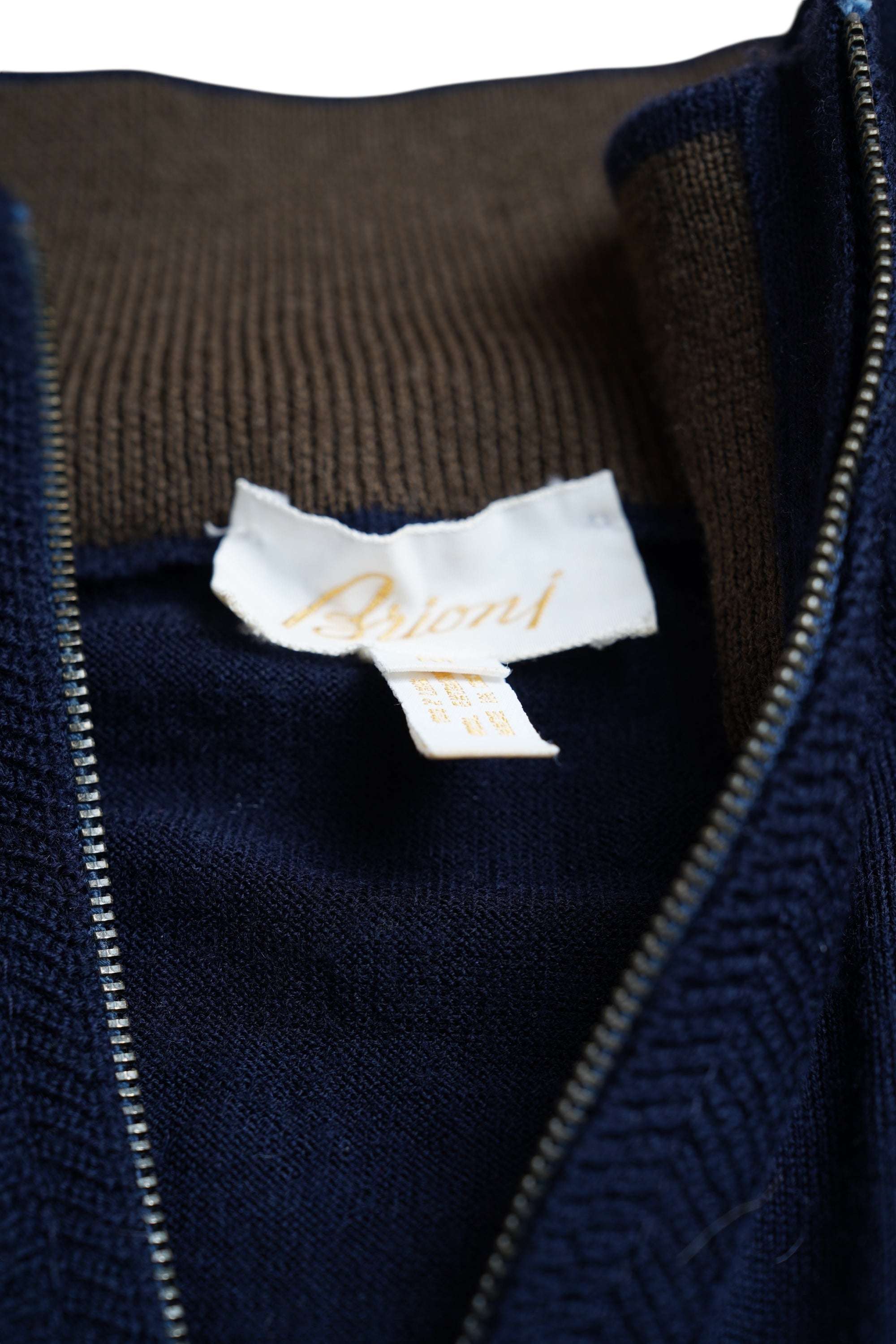 Brioni Pull V 领套头毛衣棉/羊绒/丝