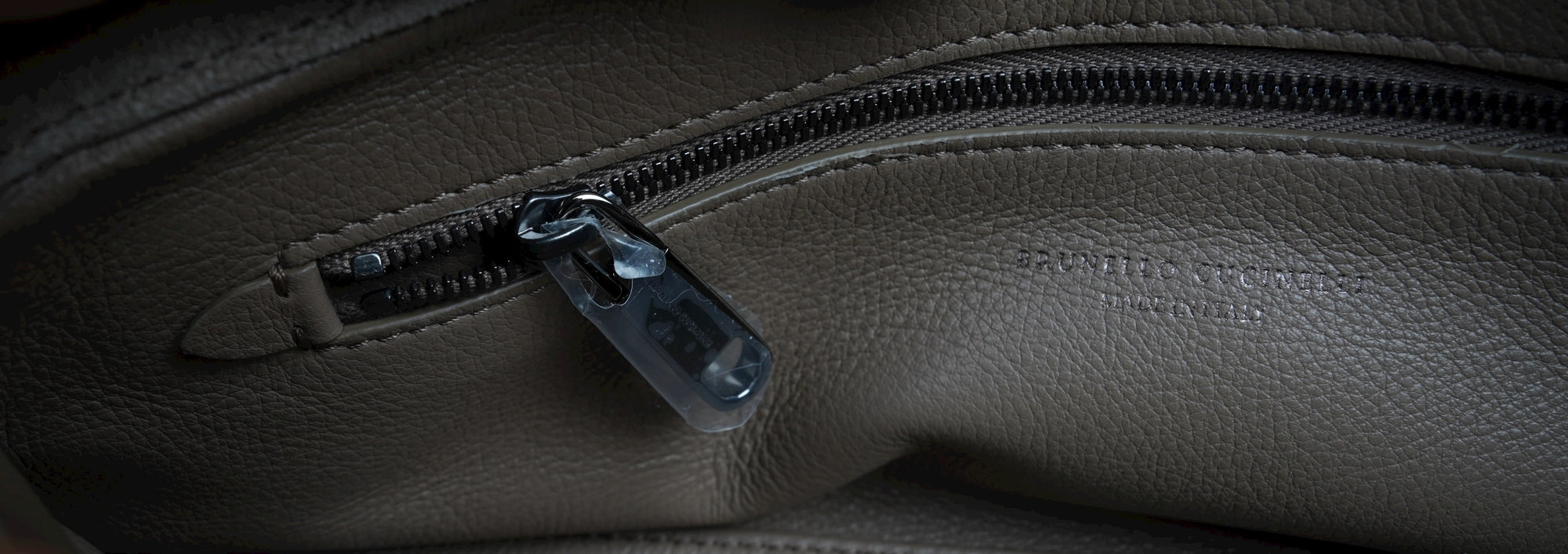 Brunello Cucinelli BC Duo hobo bag in sueded calfskin handbag with monili